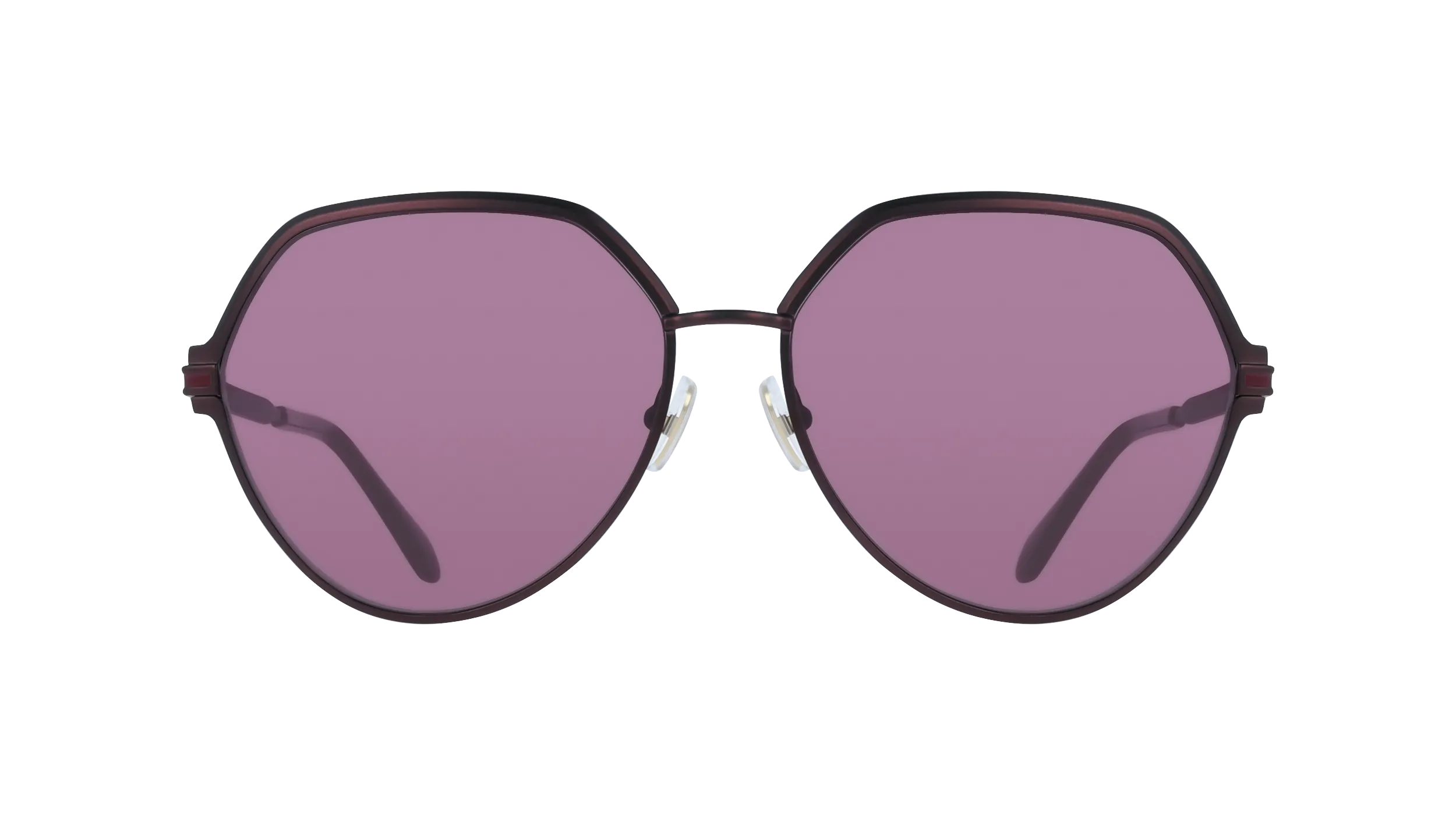 Ferragamo SF325S 602 Occhiali da sole Metallo Bordeaux Normale - immagine 2