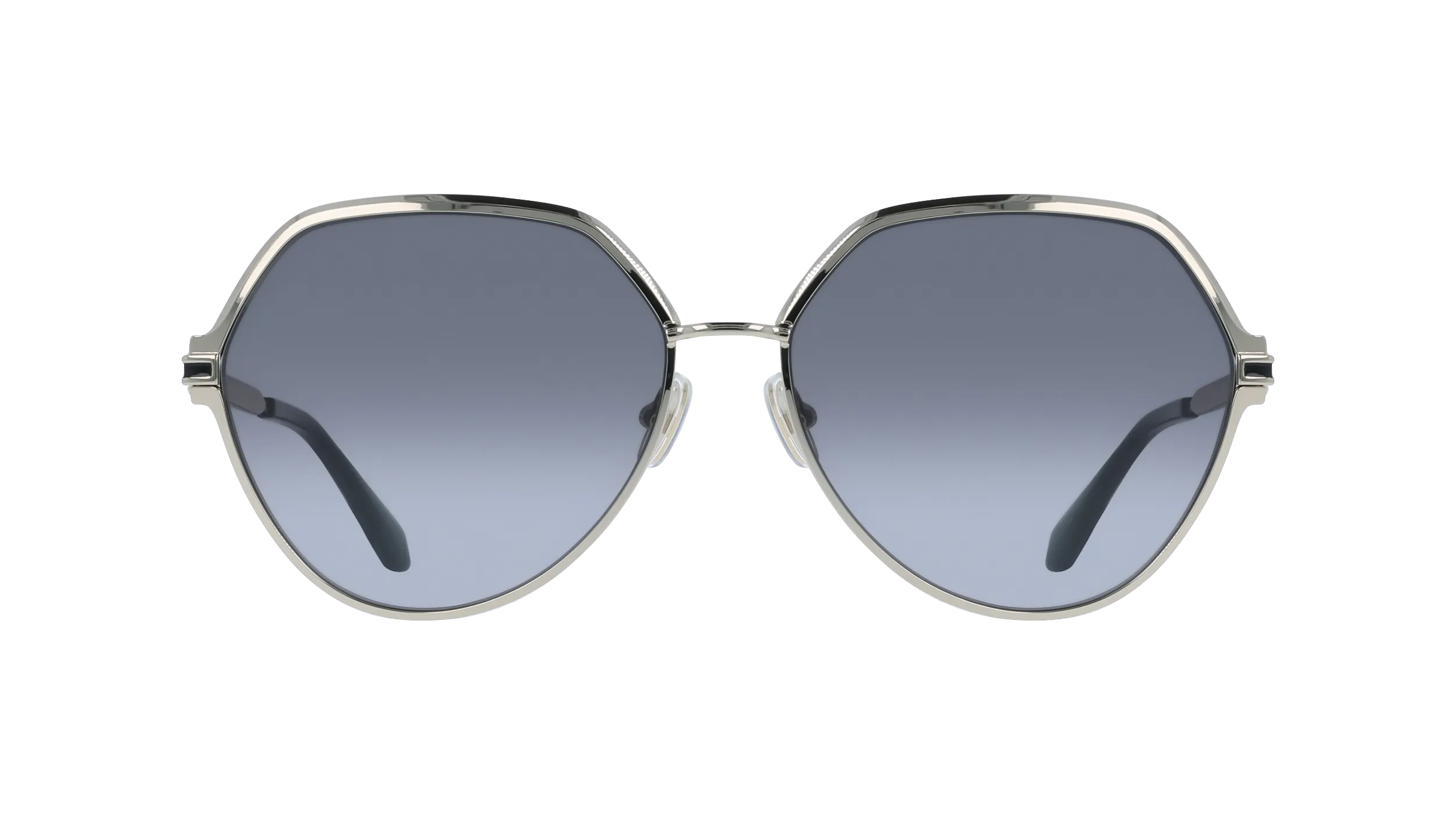 Ferragamo SF325S 738 Occhiali da sole Metallo Oro Normale - immagine 2