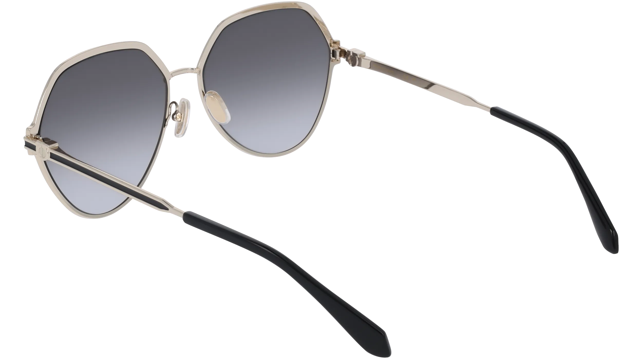 Ferragamo SF325S 738 Occhiali da sole Metallo Oro Normale - immagine 4