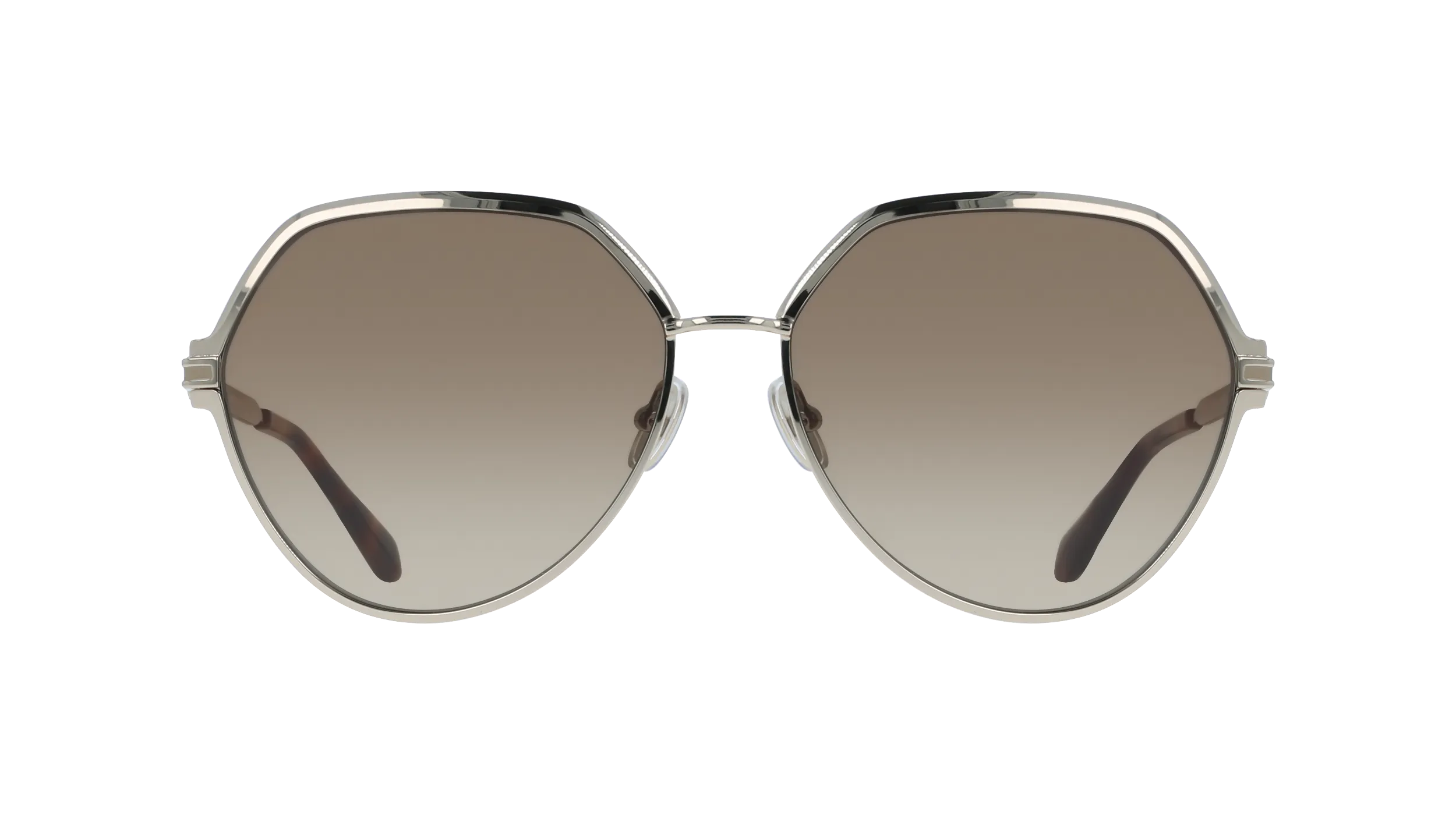 Ferragamo SF325S 745 Occhiali da sole Metallo Oro Normale - immagine 2