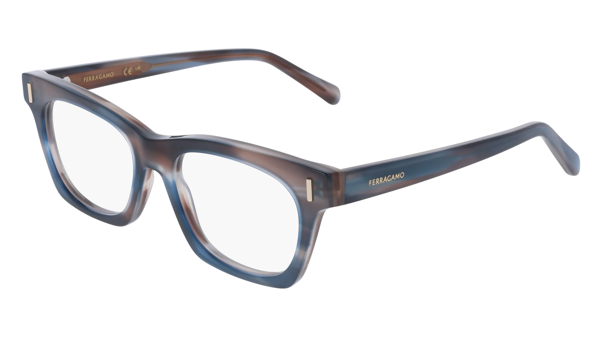 Ferragamo SF3025 314 Montature da vista Acetato Squadrata Normale - immagine 1