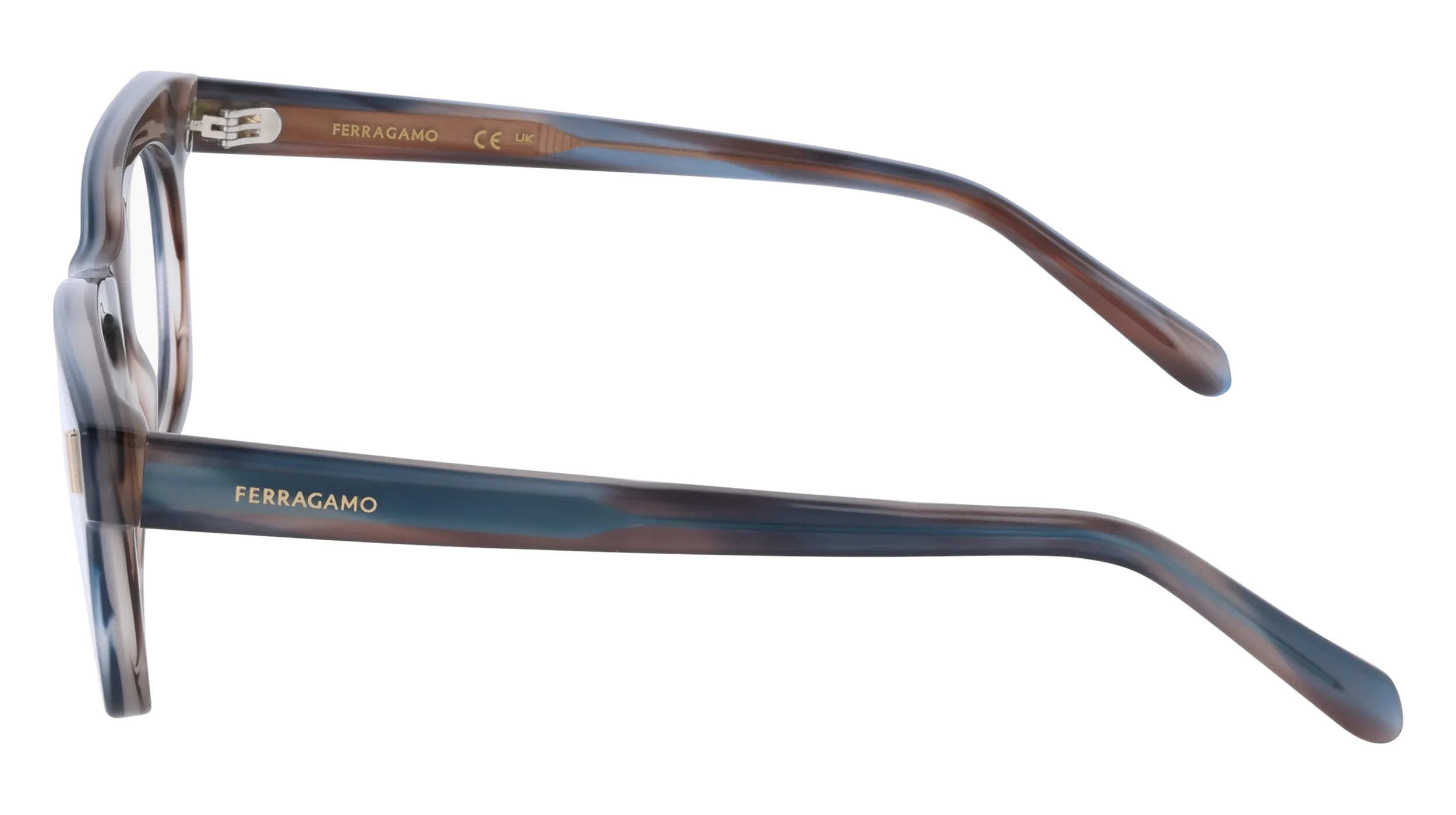 Ferragamo SF3025 314 Montature da vista Acetato Squadrata Normale - immagine 3