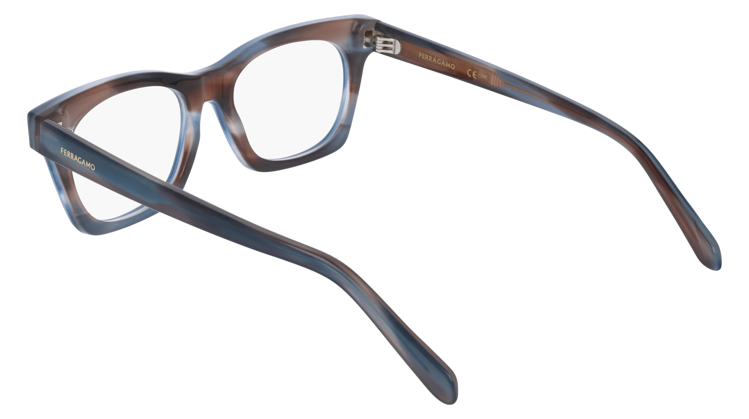 Ferragamo SF3025 314 Montature da vista Acetato Squadrata Normale - immagine 4