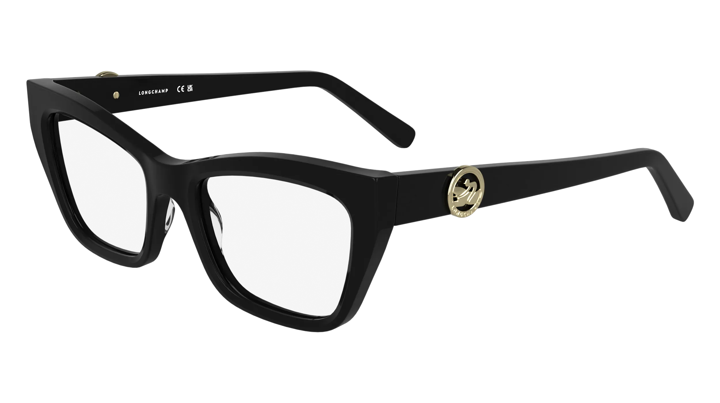 LONGCHAMP LO2762 001 Montature da vista Acetato Nero Squadrata Normale - immagine 1