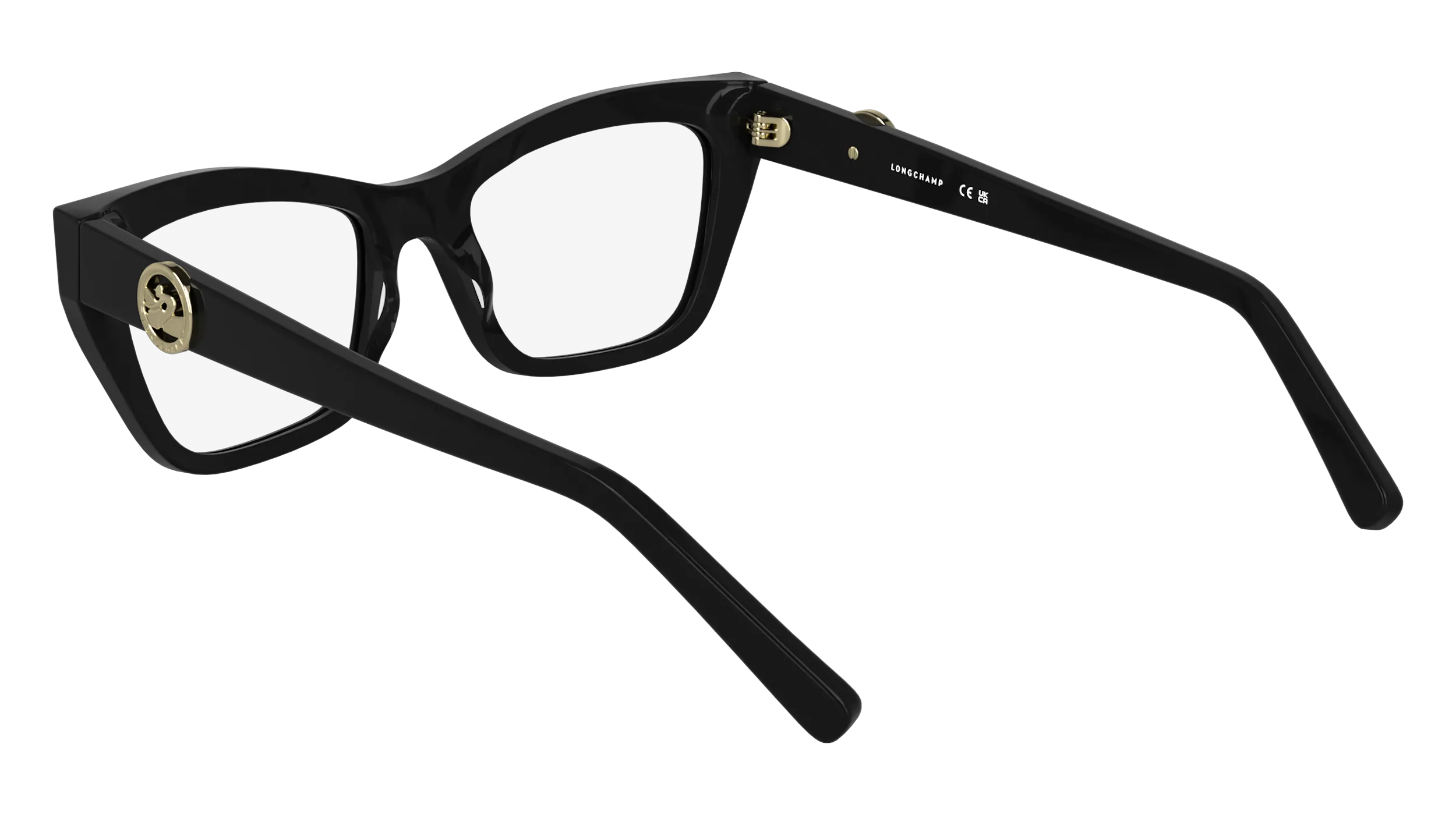 LONGCHAMP LO2762 001 Montature da vista Acetato Nero Squadrata Normale - immagine 4