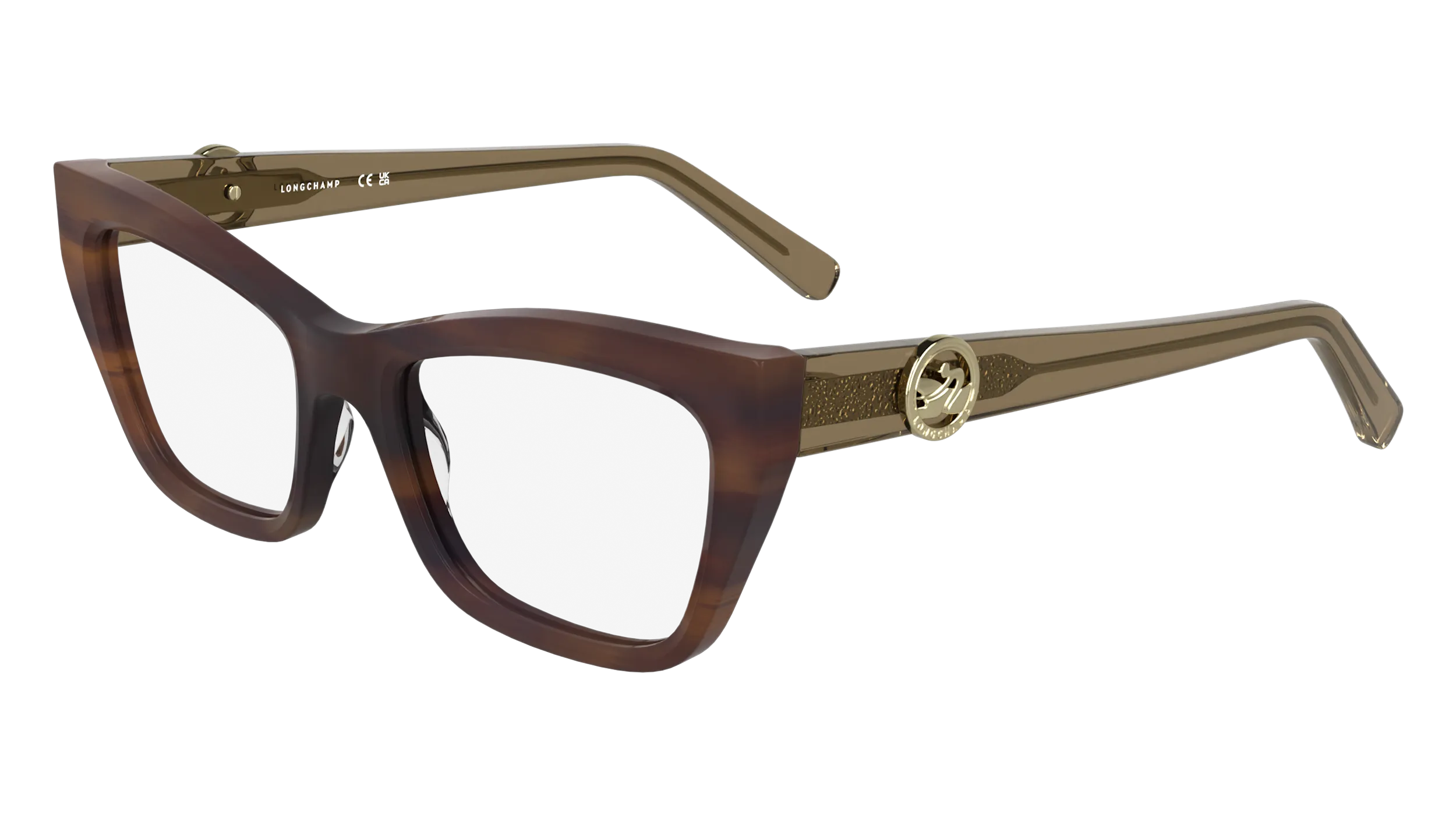 LONGCHAMP LO2762 238 Montature da vista Acetato Marrone Squadrata Normale - immagine 1