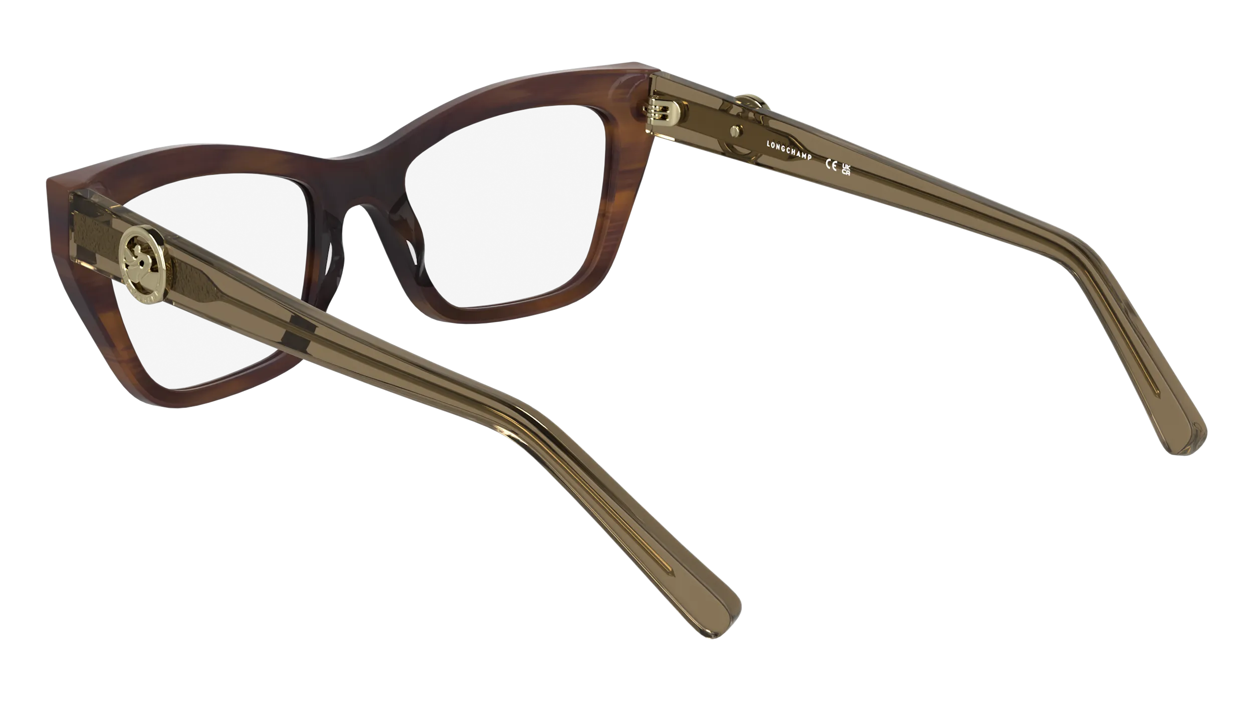 LONGCHAMP LO2762 238 Montature da vista Acetato Marrone Squadrata Normale - immagine 4