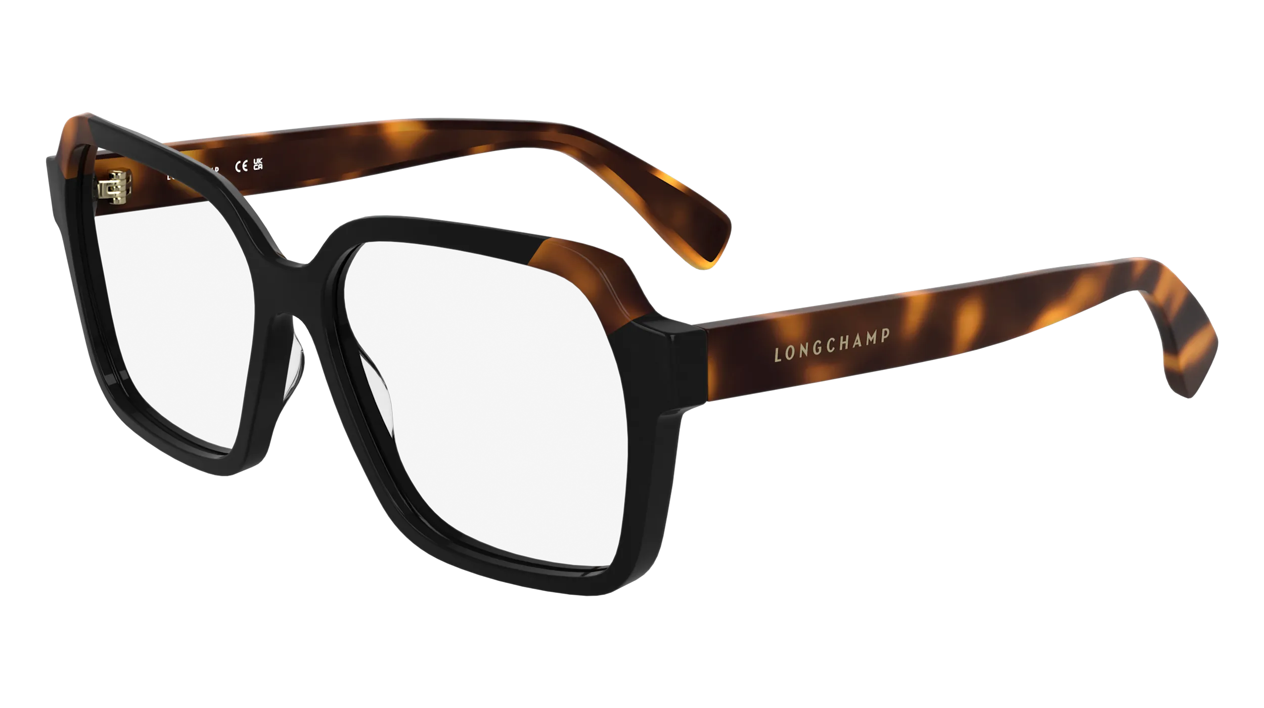 LONGCHAMP LO2763 011 Montature da vista Acetato Nero Squadrata Normale - immagine 1