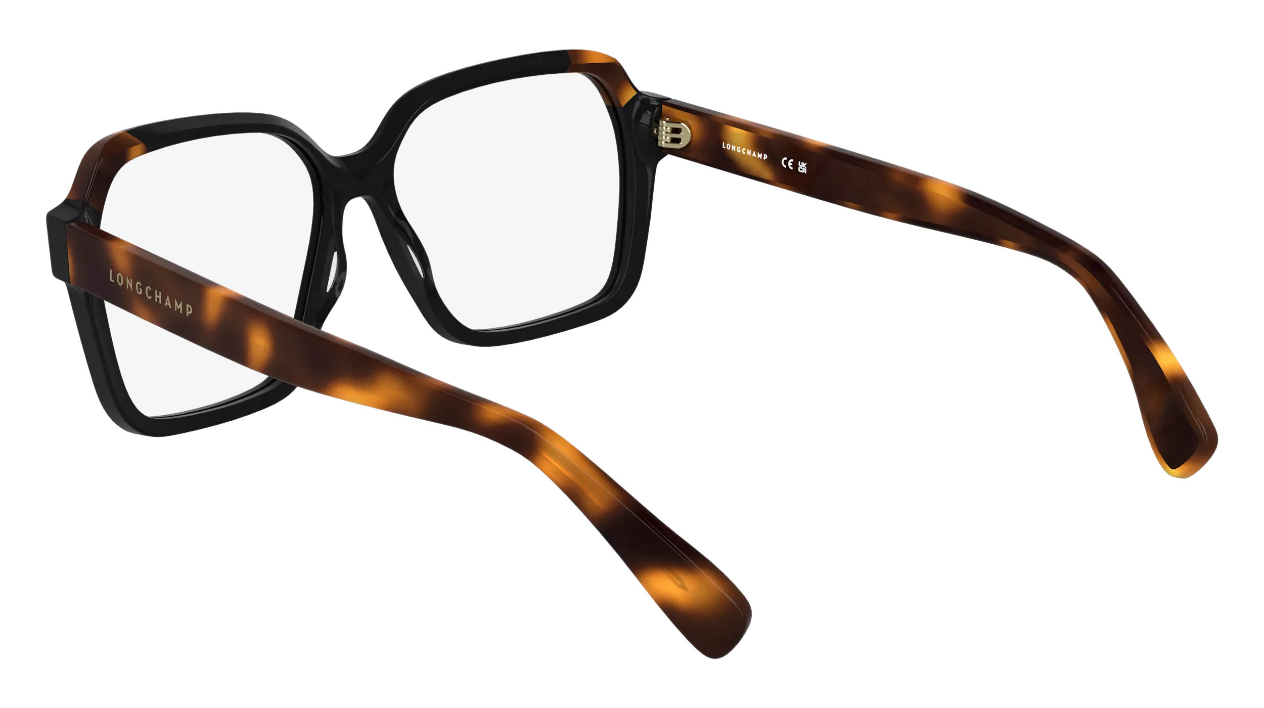 LONGCHAMP LO2763 011 Montature da vista Acetato Nero Squadrata Normale - immagine 4