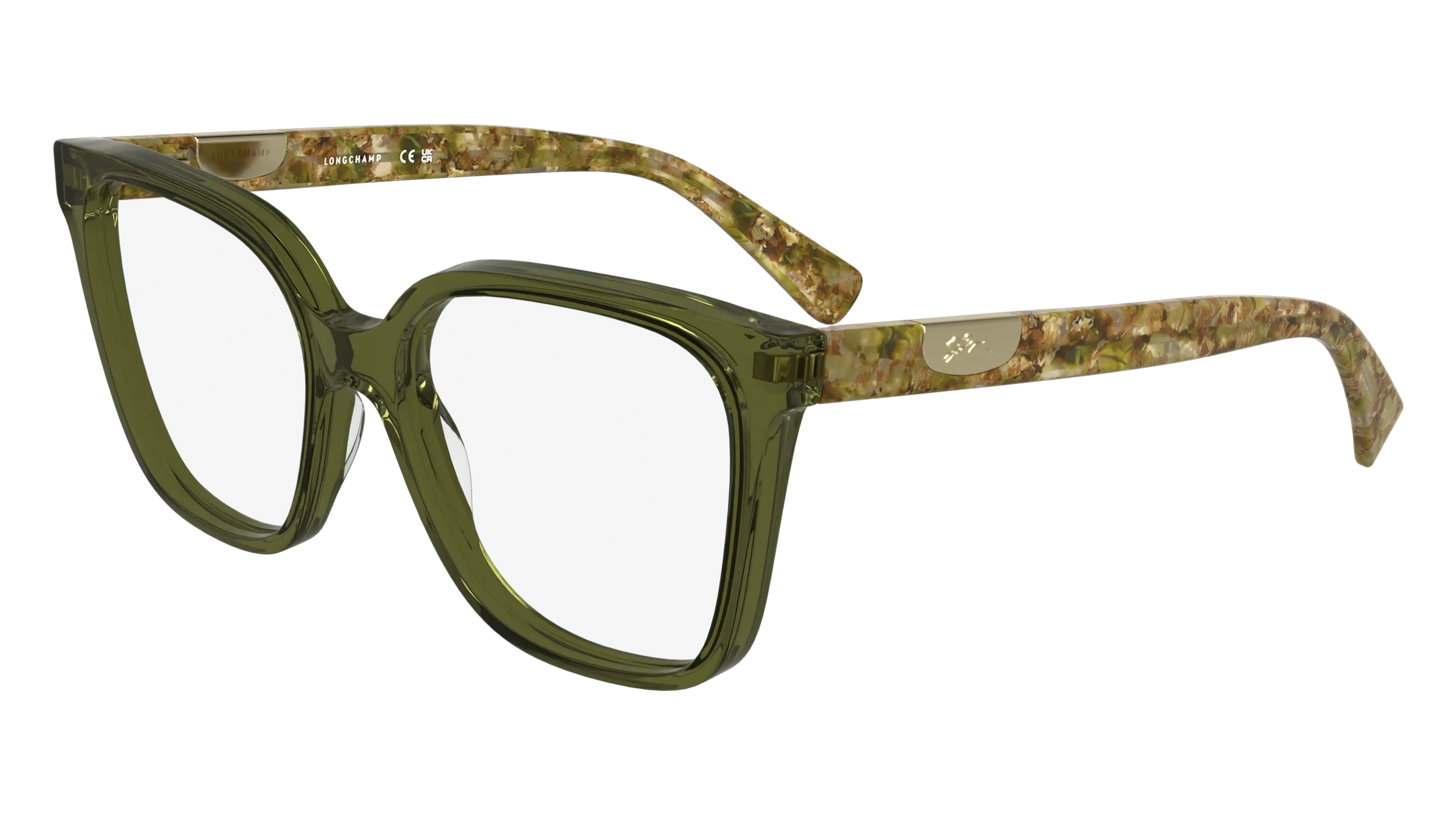 LONGCHAMP LO2765 319 Montature da vista Acetato Verde Squadrata Normale - immagine 1