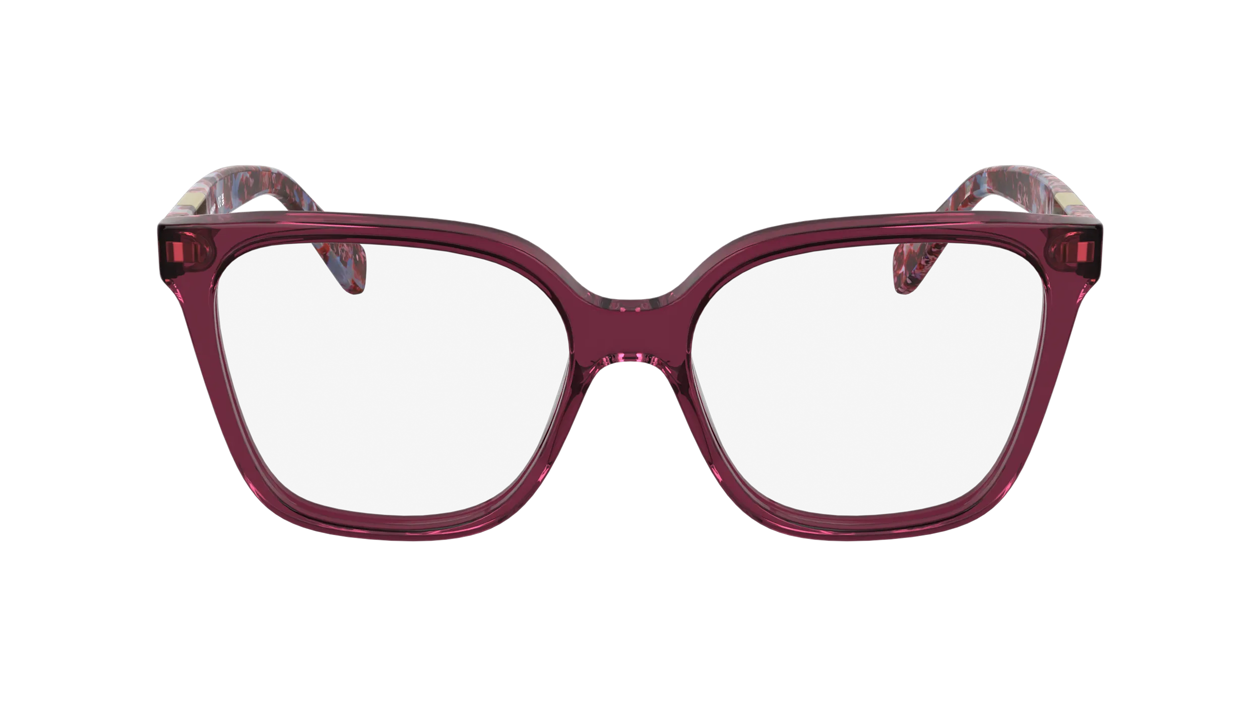 LONGCHAMP LO2765 500 Montature da vista Acetato Viola Squadrata Normale - immagine 2
