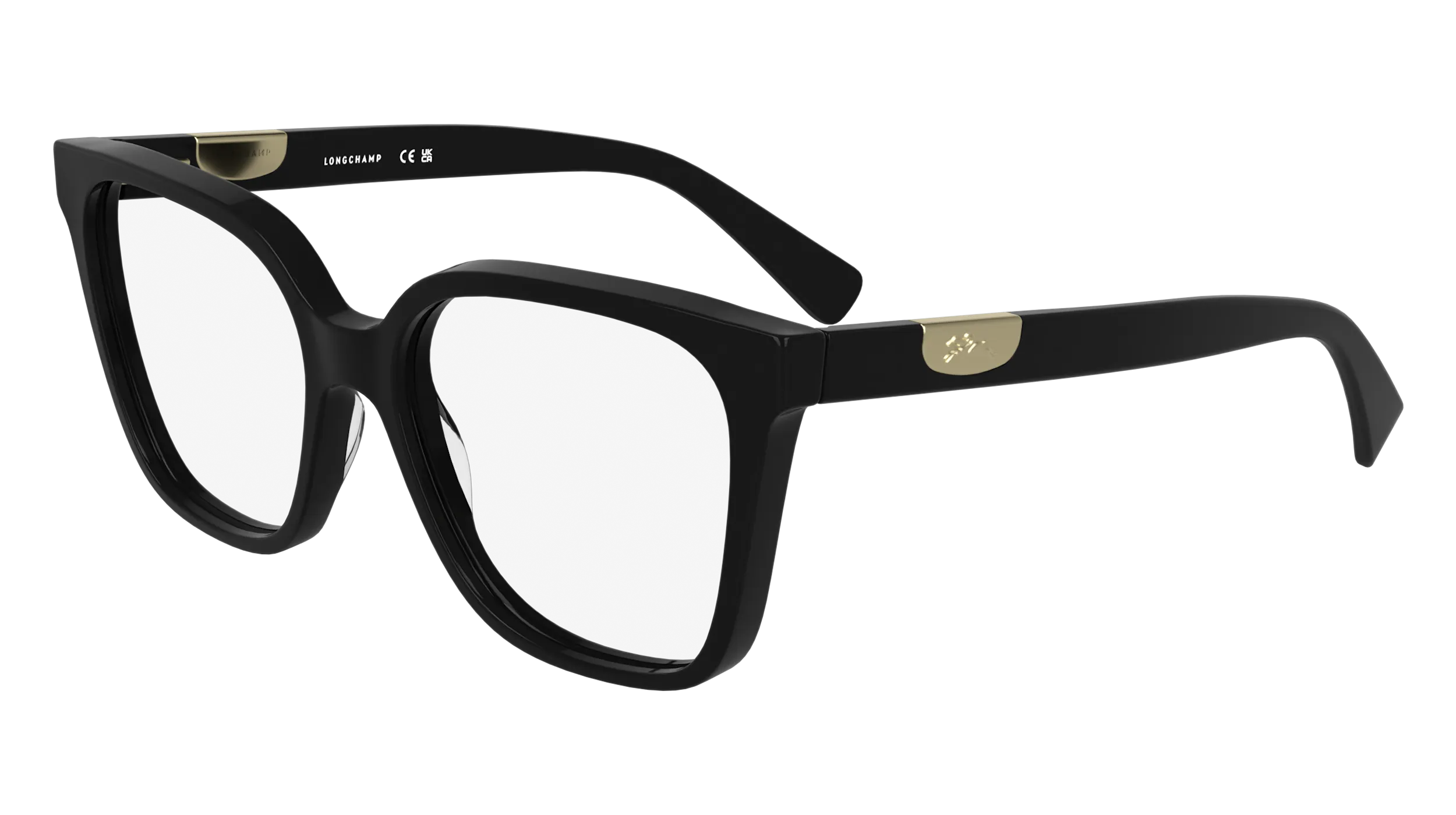 LONGCHAMP LO2765 001 Montature da vista Acetato Nero Squadrata Normale - immagine 1