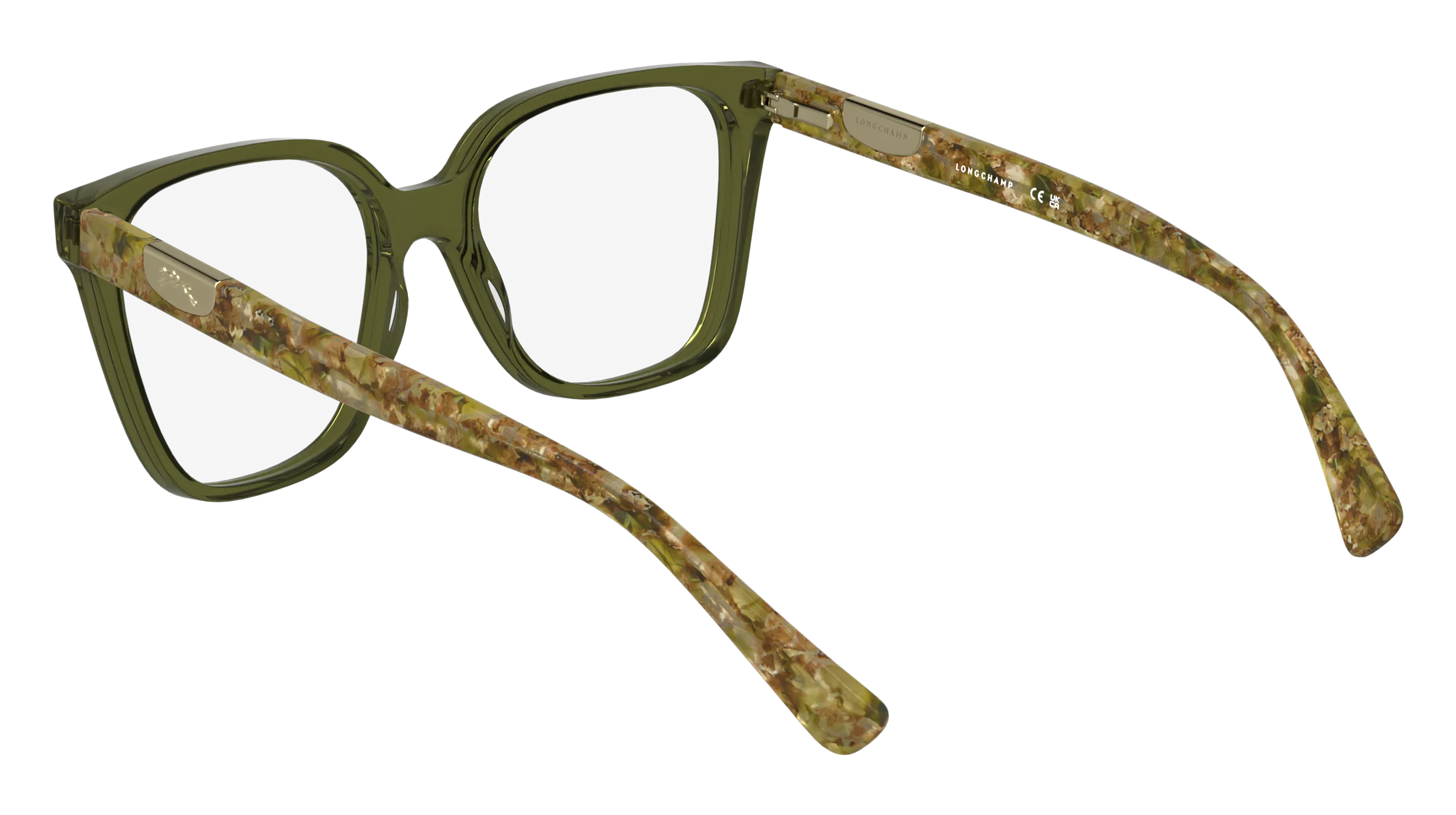 LONGCHAMP LO2765 319 Montature da vista Acetato Verde Squadrata Normale - immagine 4