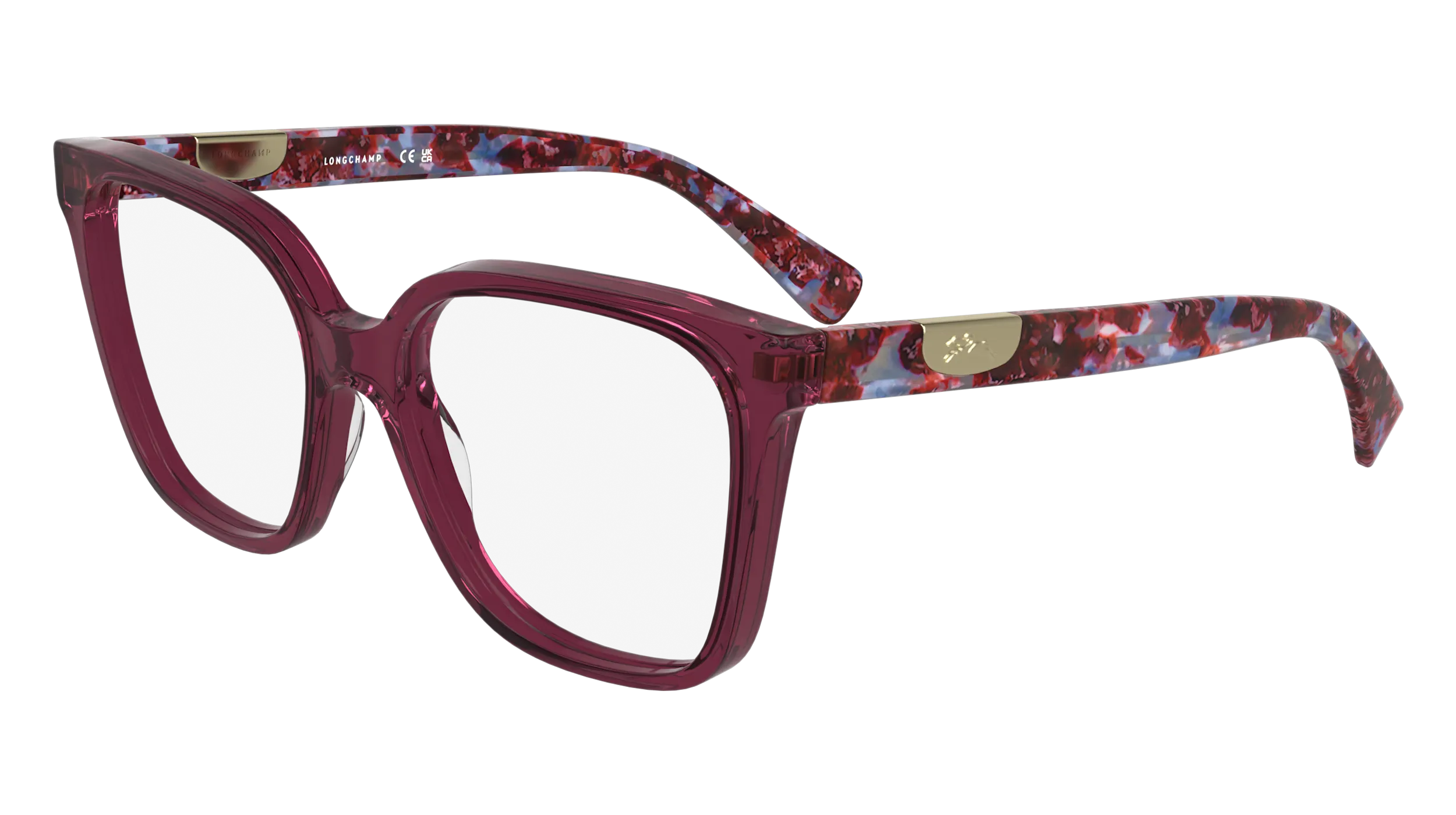 LONGCHAMP LO2765 500 Montature da vista Acetato Viola Squadrata Normale - immagine 1