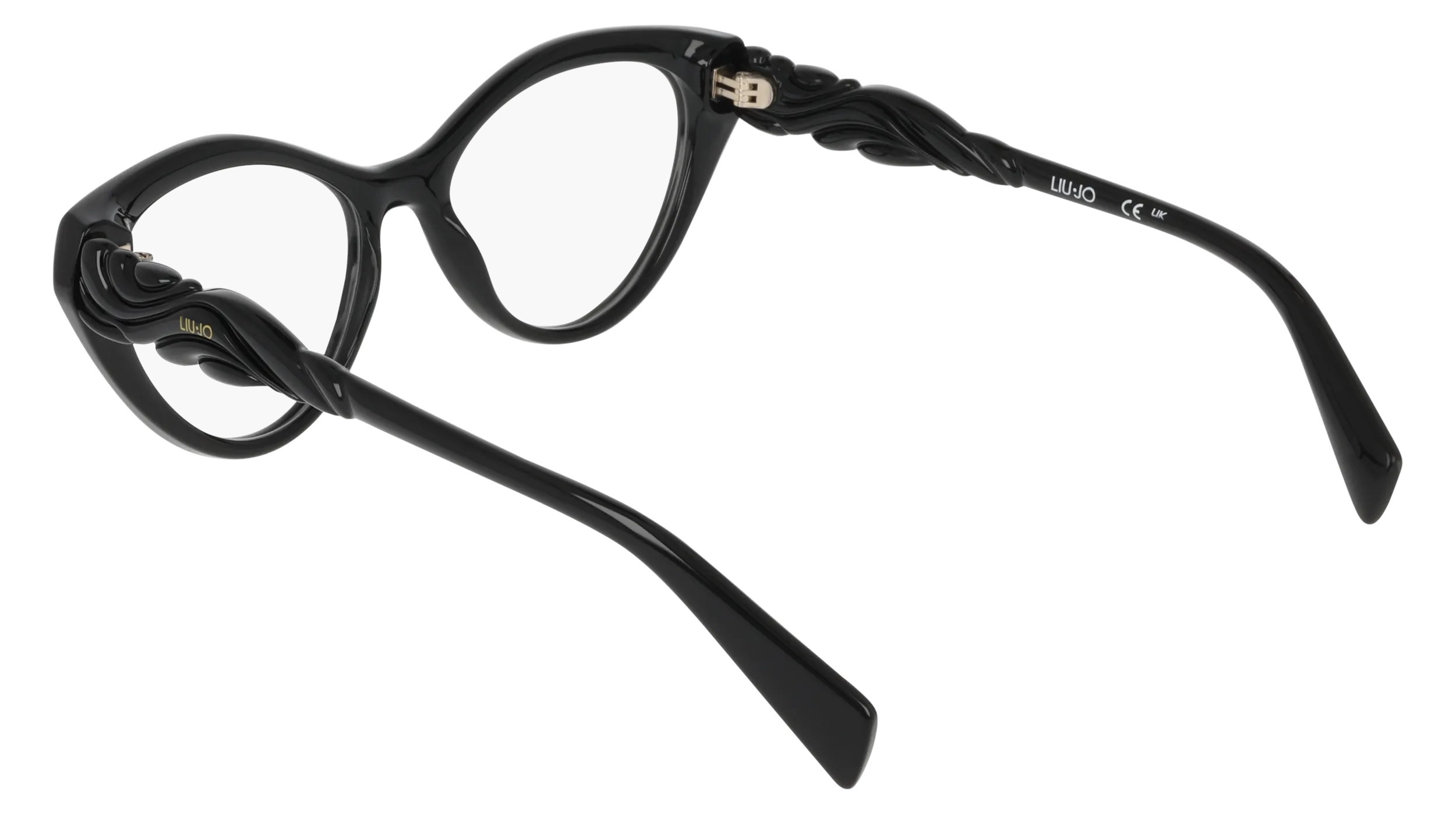 Liu Jo LJ2818 001 Montature da vista Bio-iniettato Nero Cat Eye Normale - immagine 4