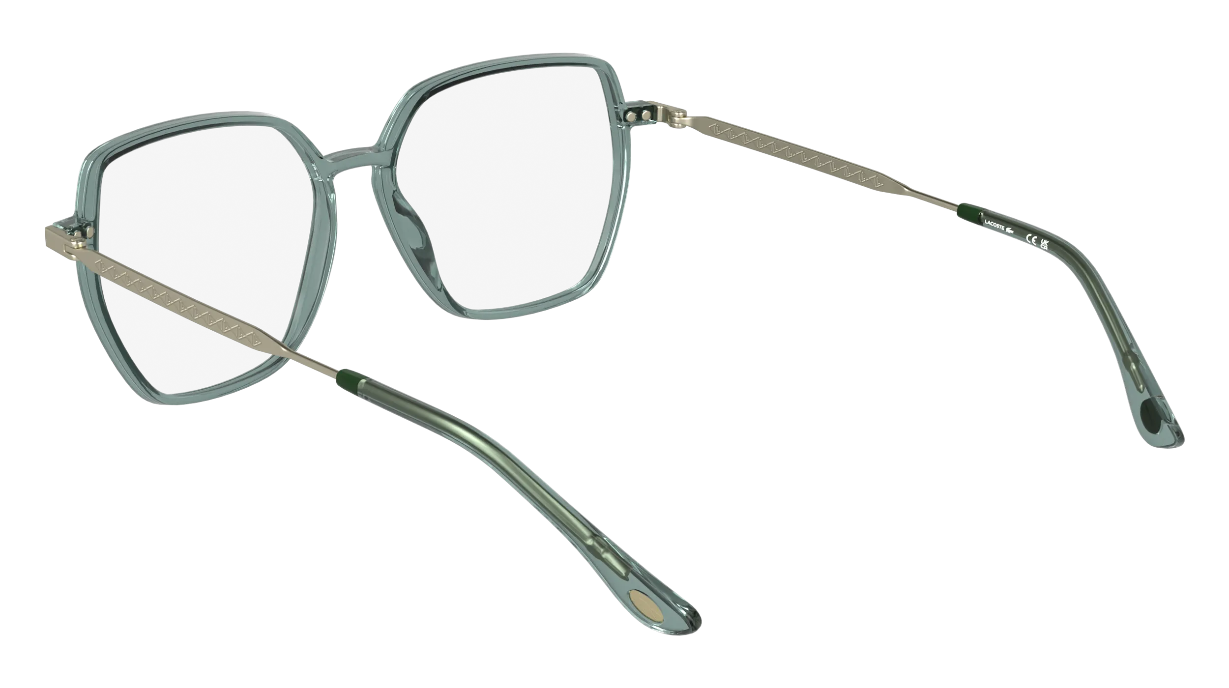 Lacoste L2981 400 Montature da vista Bio-iniettato Azzurro Squadrata Normale - immagine 4