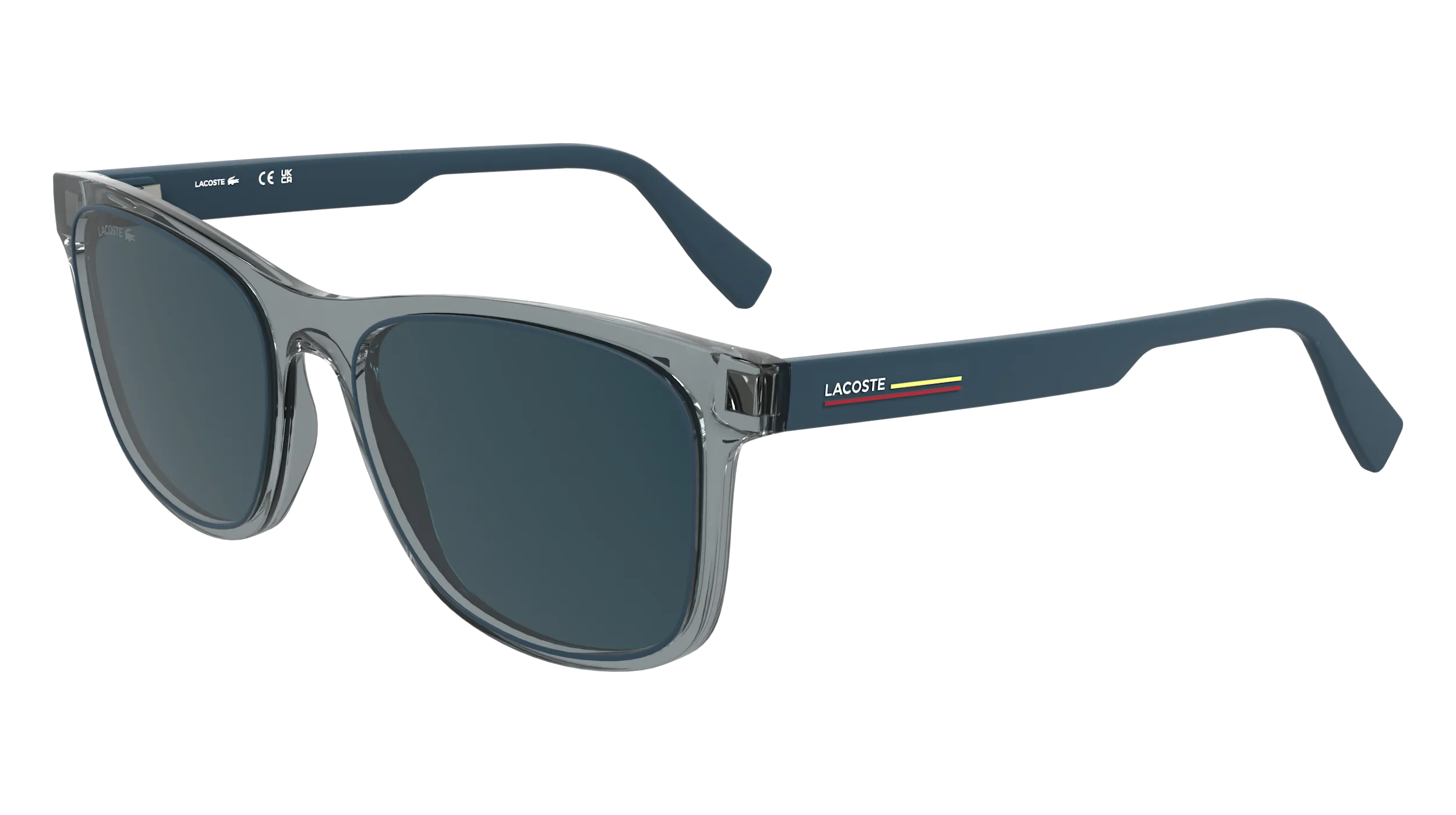 Lacoste L6054S 035 Occhiali da sole Bio-iniettato Grigio Squadrata Normale - immagine 1
