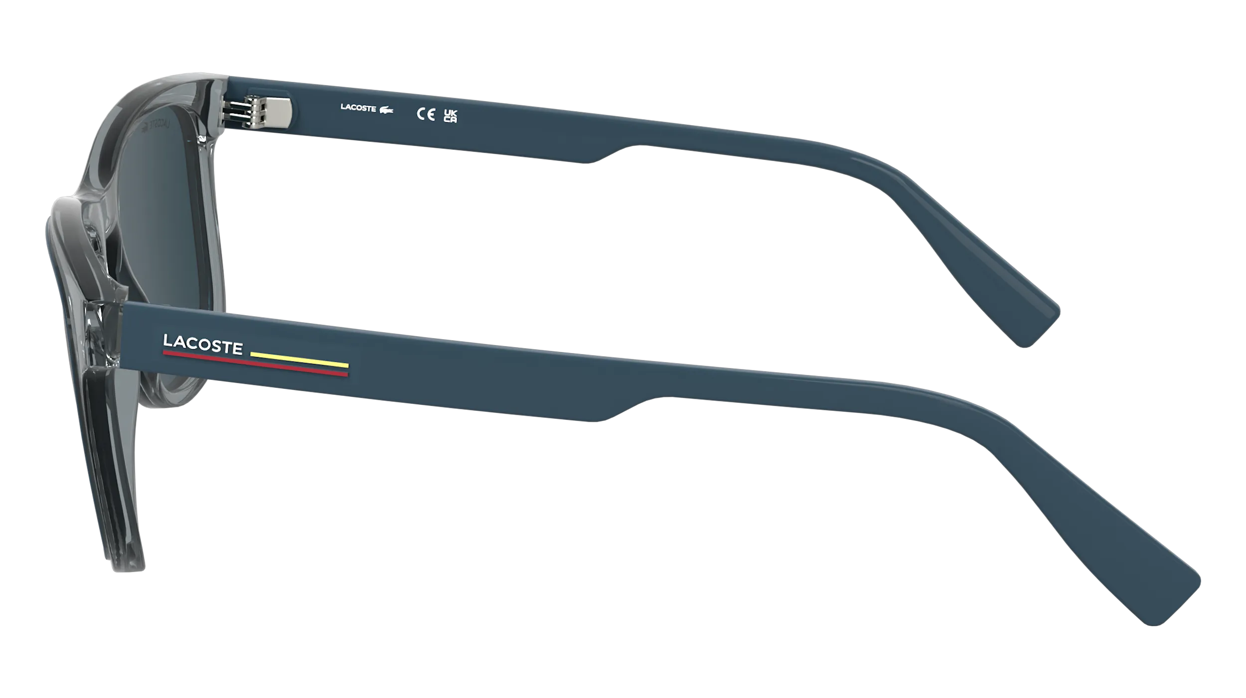 Lacoste L6054S 035 Occhiali da sole Bio-iniettato Grigio Squadrata Normale - immagine 3
