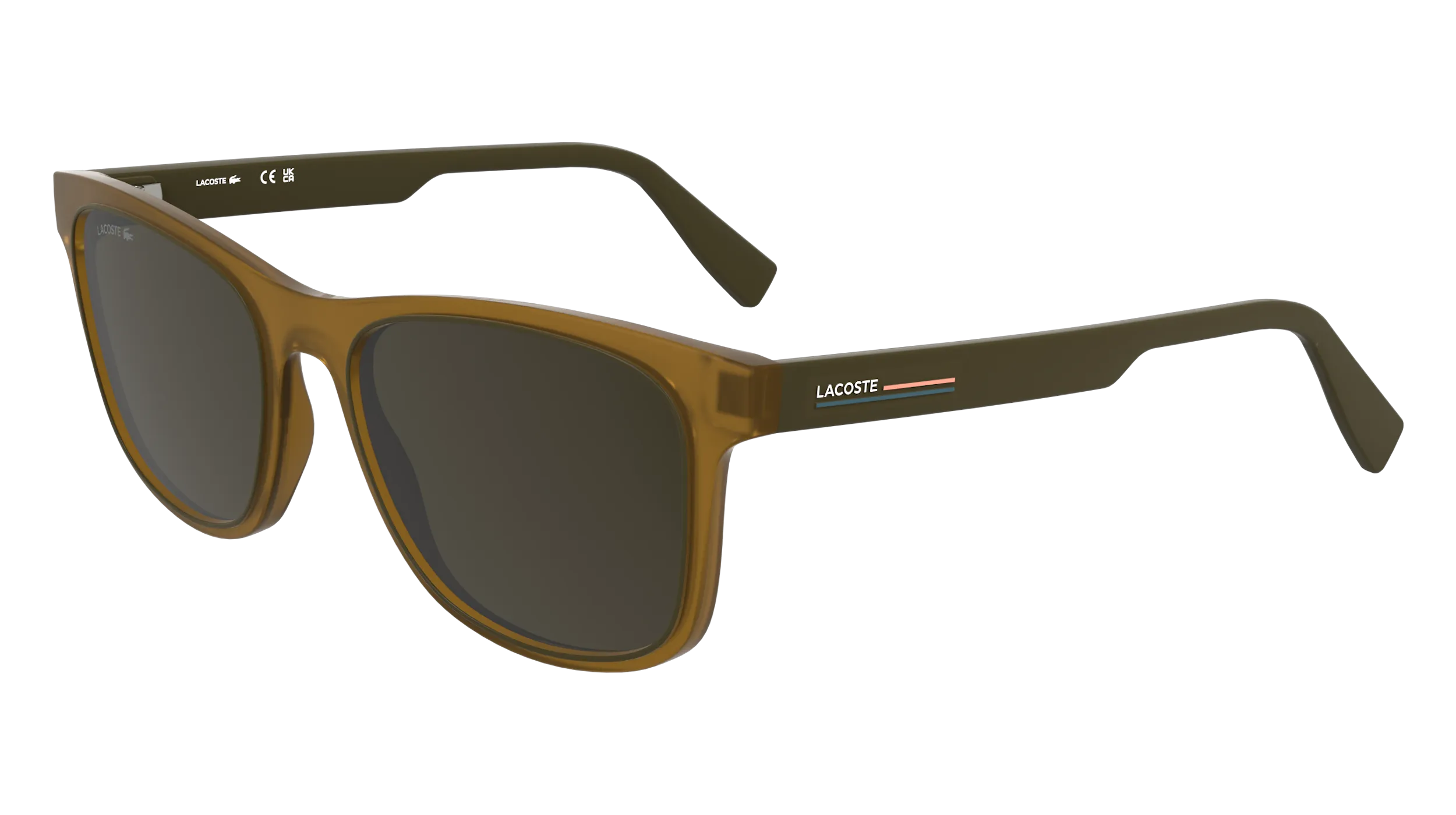 Lacoste L6054S 210 Occhiali da sole Bio-iniettato Marrone Squadrata Normale - immagine 1