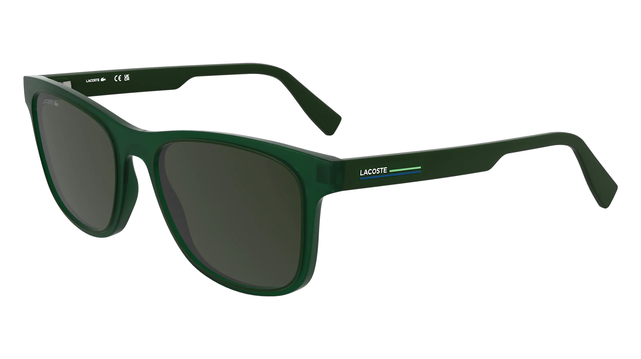 Lacoste L6054S 301 Occhiali da sole Bio-iniettato Verde Squadrata Normale - immagine 1