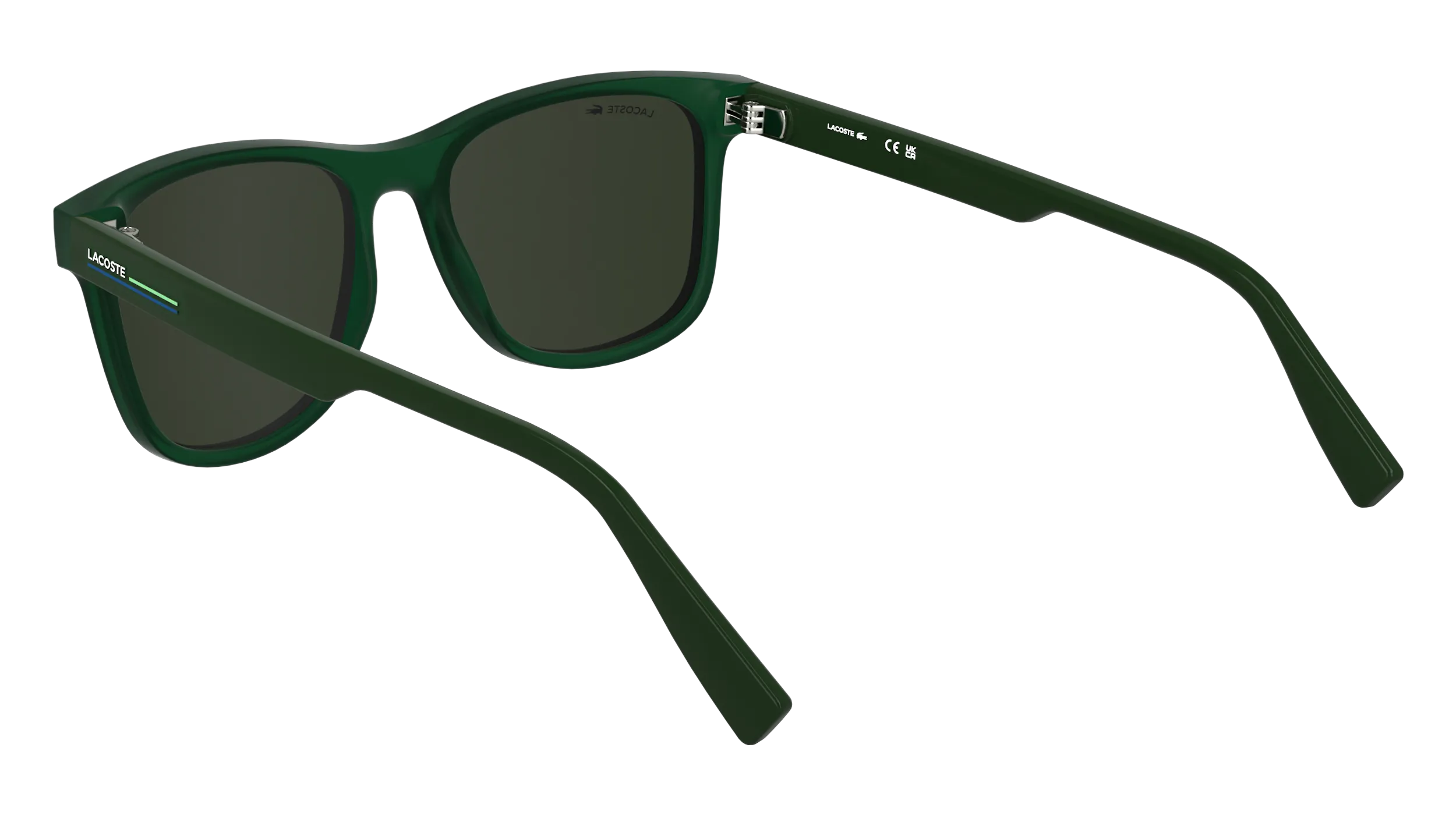 Lacoste L6054S 301 Occhiali da sole Bio-iniettato Verde Squadrata Normale - immagine 4