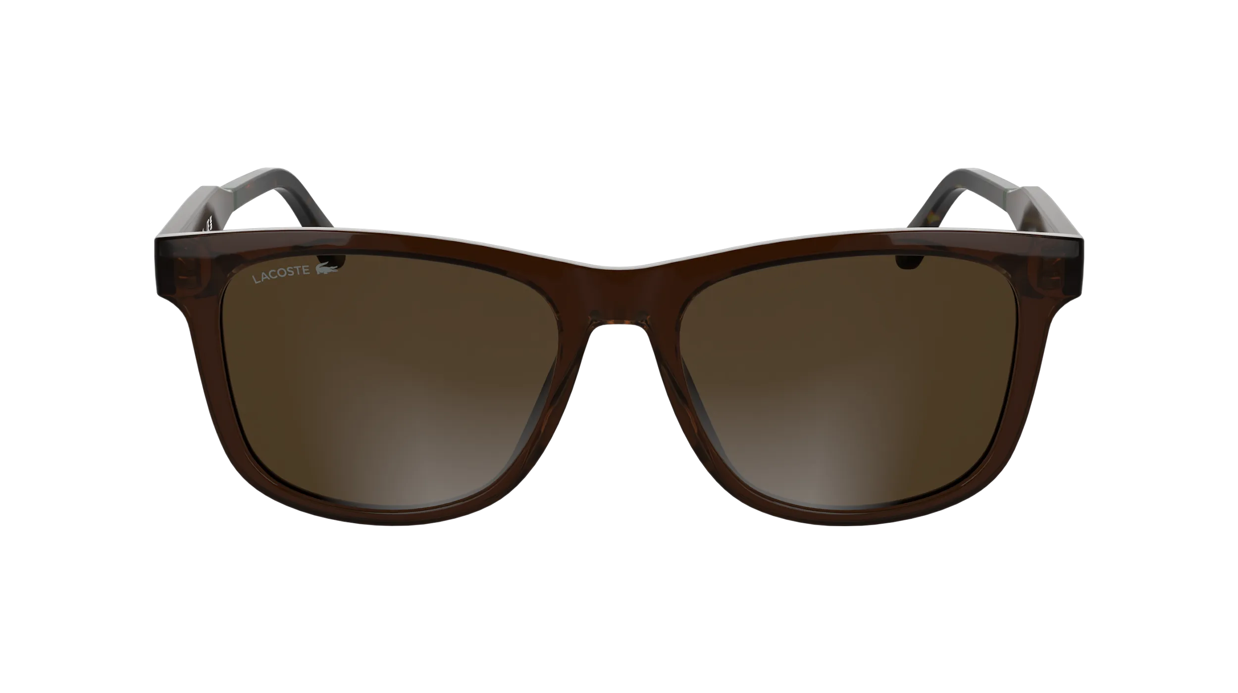 Lacoste L6060S 210 Occhiali da sole Bio-iniettato Marrone Squadrata Normale - immagine 2