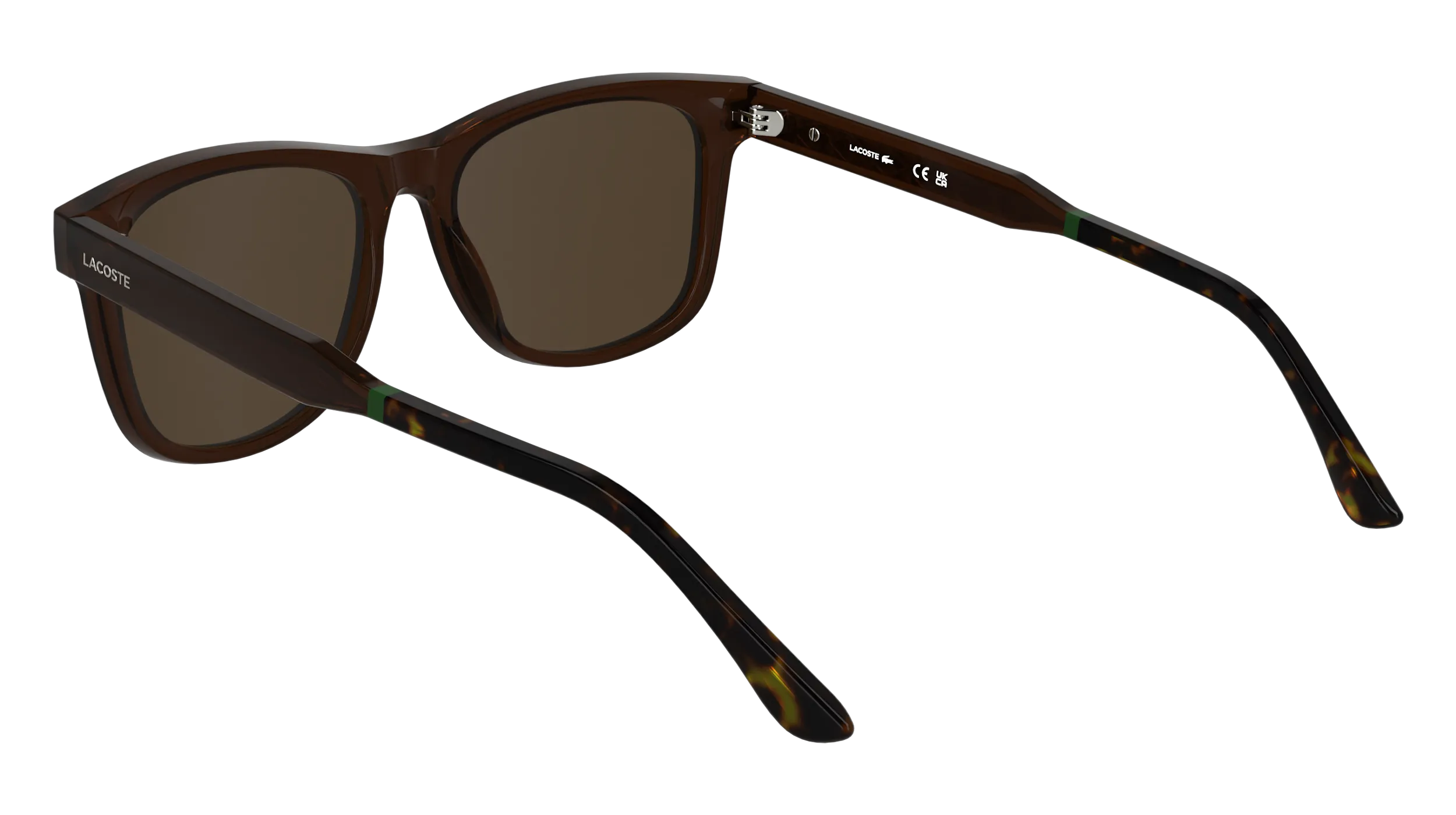 Lacoste L6060S 210 Occhiali da sole Bio-iniettato Marrone Squadrata Normale - immagine 4