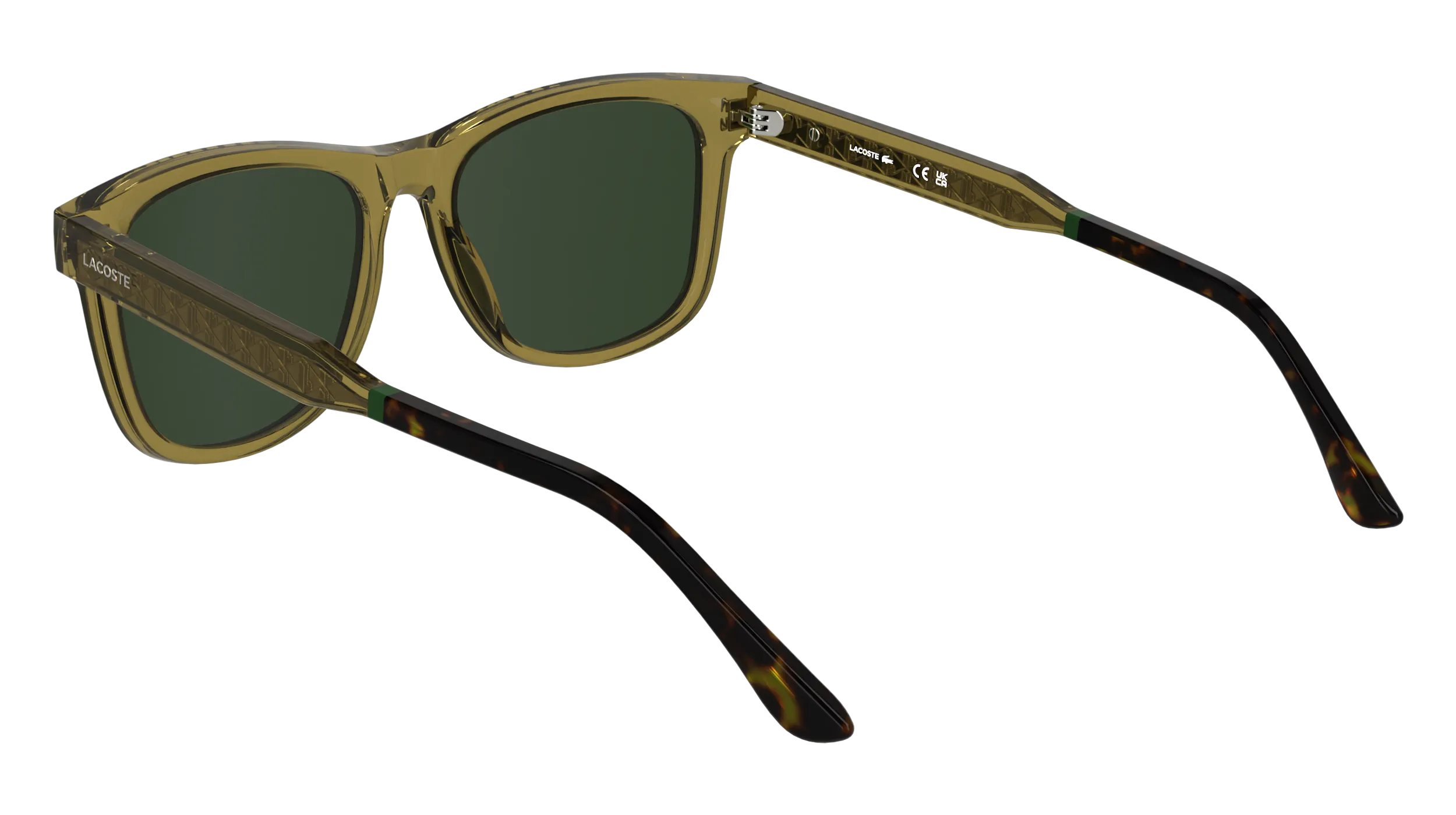 Lacoste L6060S 264 Occhiali da sole Bio-iniettato Beige Squadrata Normale - immagine 4