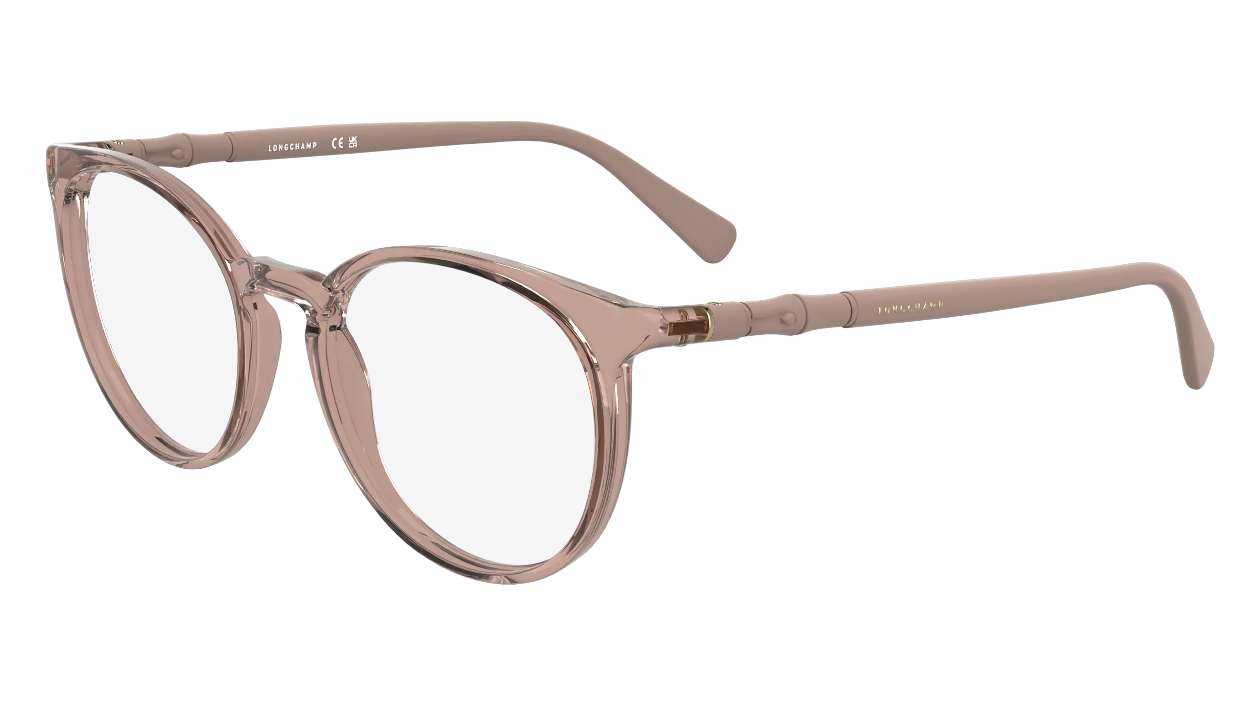 LONGCHAMP LO2768 610 Montature da vista Bio-iniettato Rosa Rotonda Normale - immagine 1