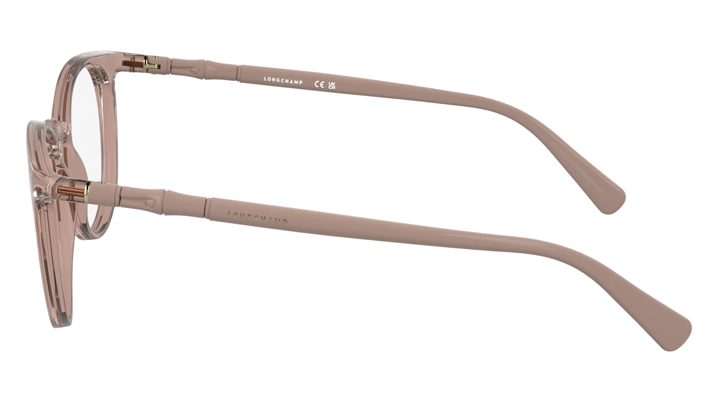 LONGCHAMP LO2768 610 Montature da vista Bio-iniettato Rosa Rotonda Normale - immagine 3