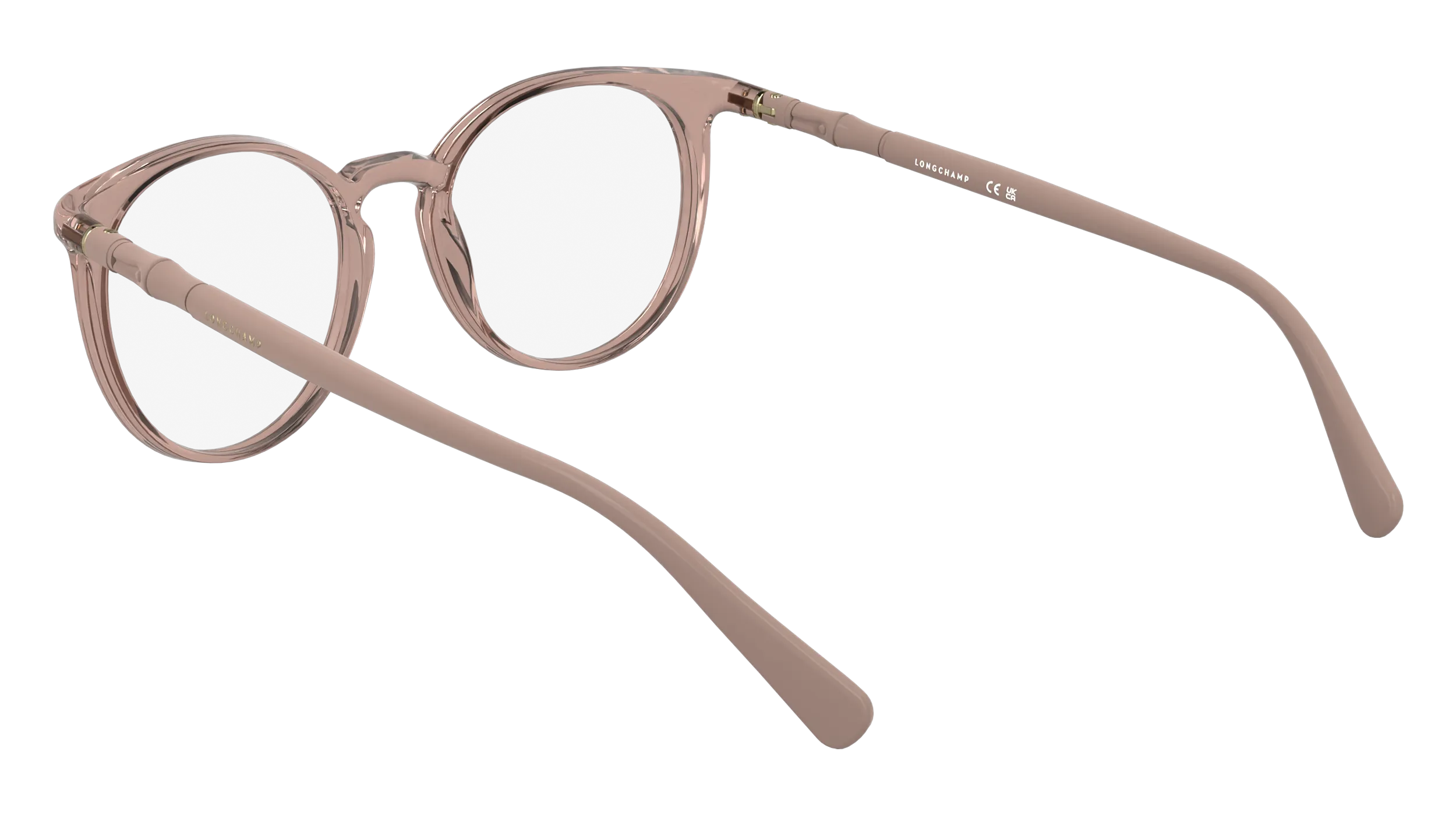 LONGCHAMP LO2768 610 Montature da vista Bio-iniettato Rosa Rotonda Normale - immagine 4