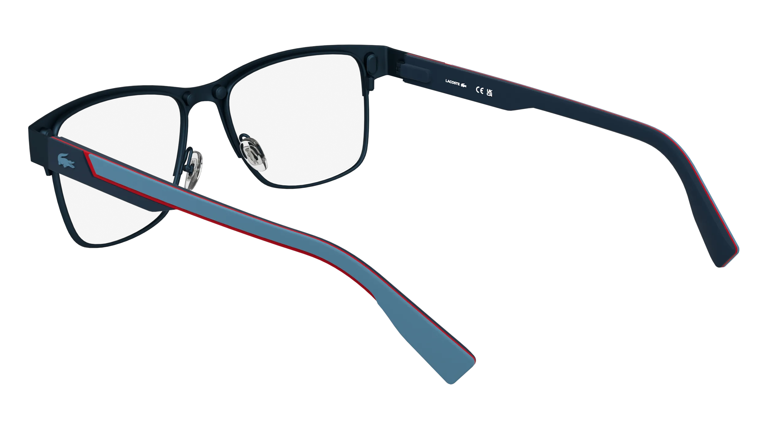 Lacoste L2307MAG-SET 424 Montature da vista Metallo Blu Squadrata Normale - immagine 4
