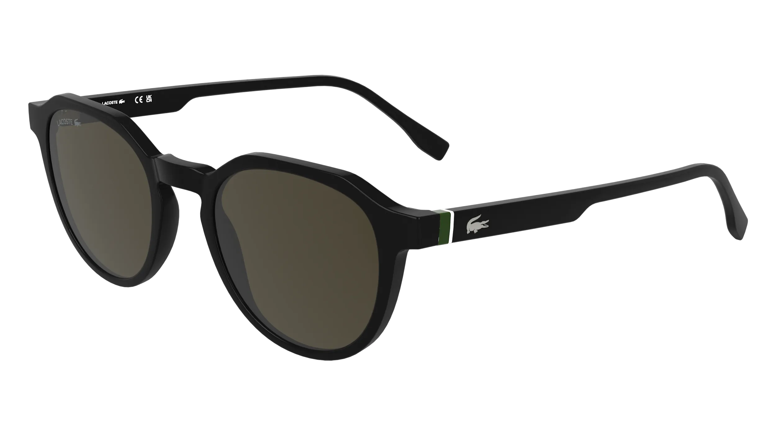 Lacoste L6052S 001 Occhiali da sole Bio-iniettato Nero Squadrata Normale - immagine 1