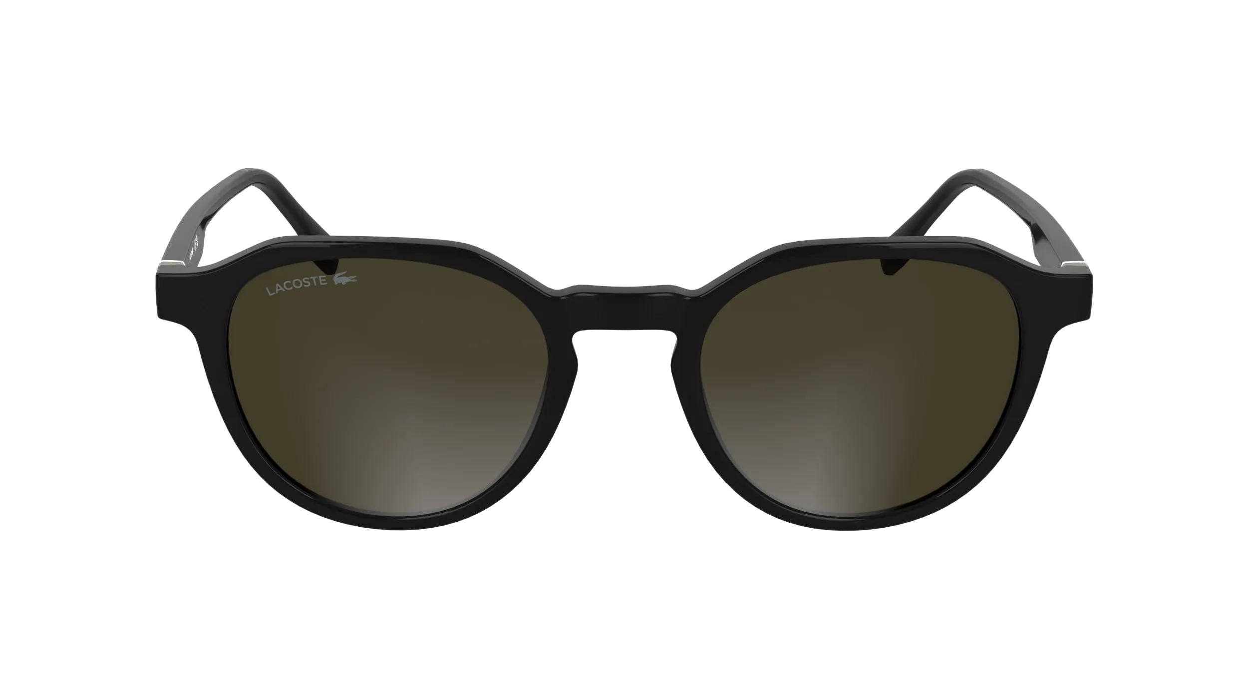 Lacoste L6052S 001 Occhiali da sole Bio-iniettato Nero Squadrata Normale - immagine 2
