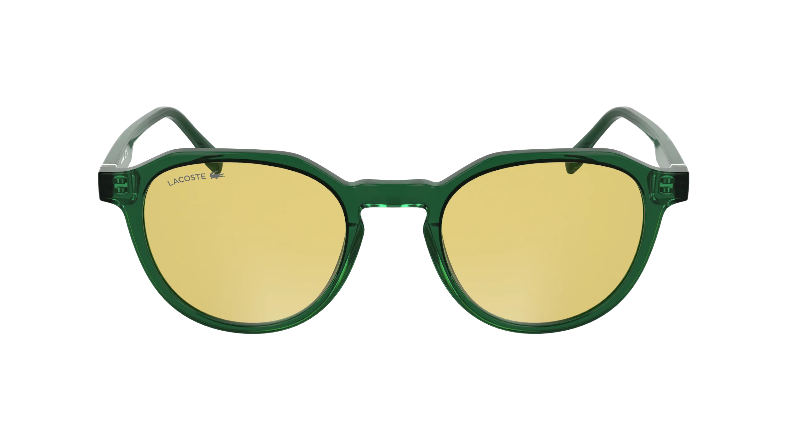 Lacoste L6052S 301 Occhiali da sole Bio-iniettato Verde Squadrata Normale - immagine 2