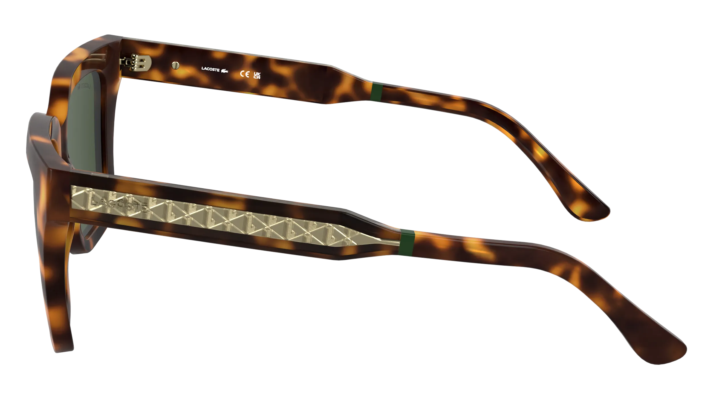 Lacoste L6063S 214 Occhiali da sole Bio-iniettato Havana Squadrata Normale - immagine 3