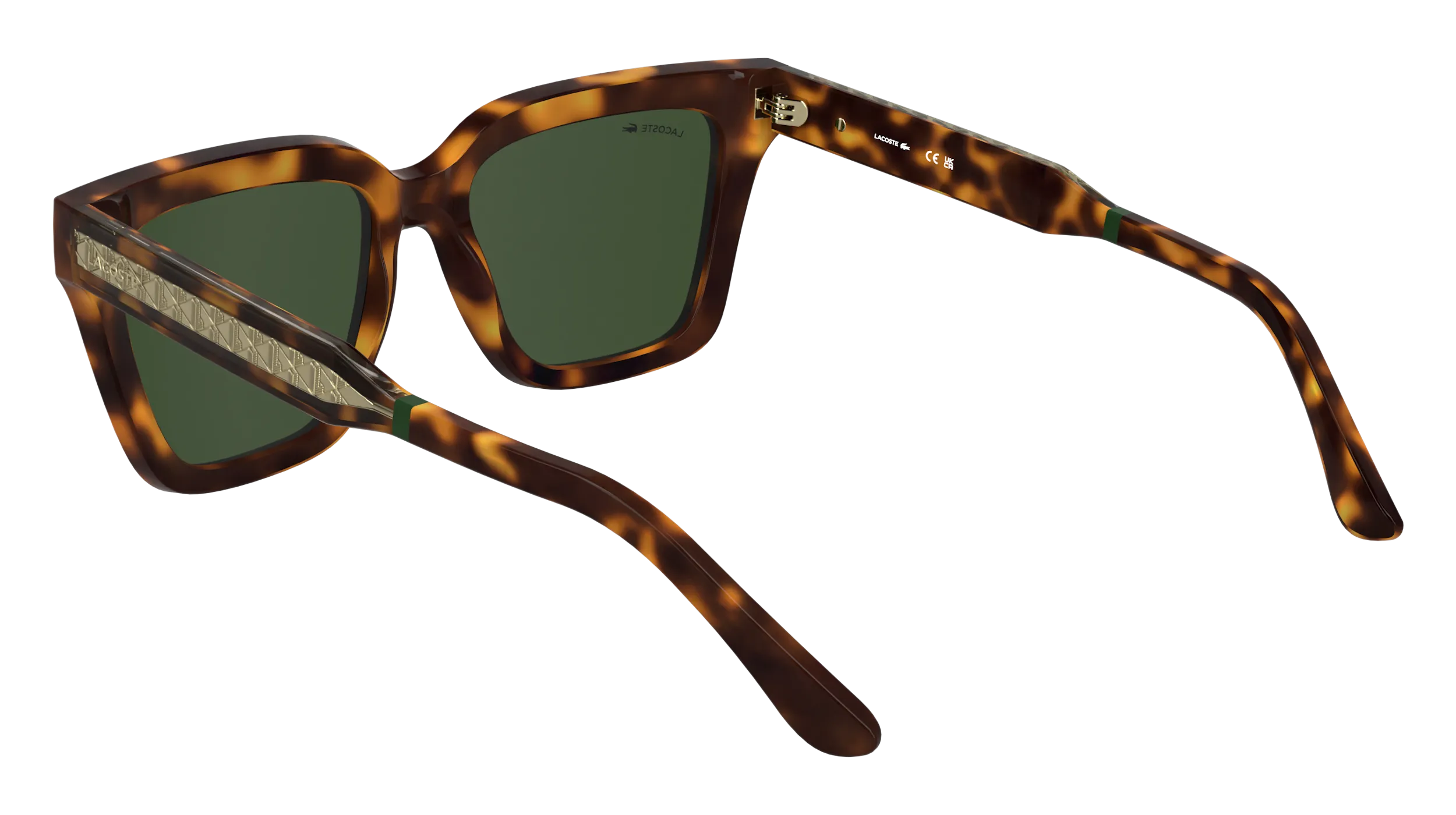 Lacoste L6063S 214 Occhiali da sole Bio-iniettato Havana Squadrata Normale - immagine 4