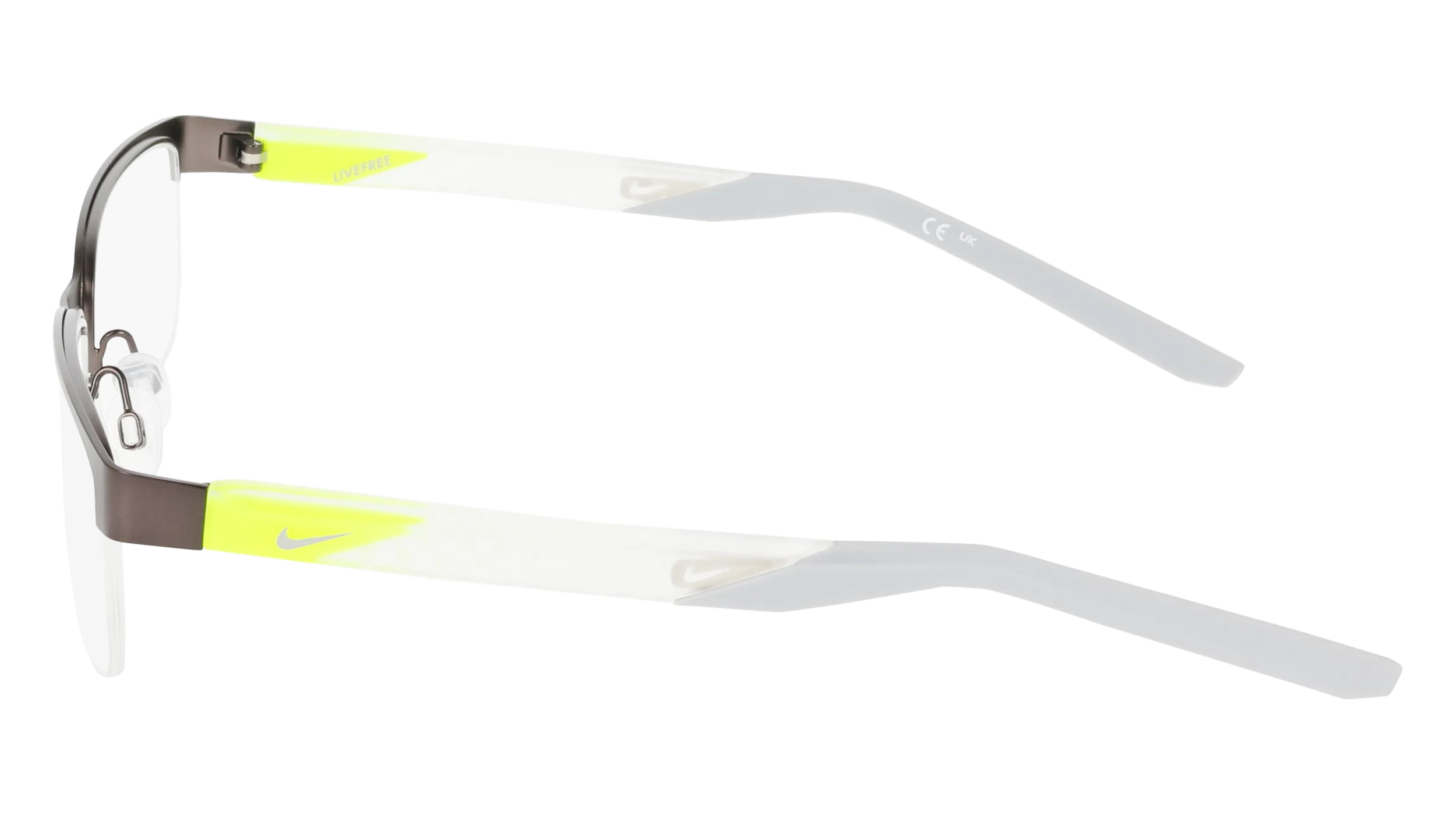 Nike NIKE 8184 070 Montature da vista Metallo Canna di fucile Squadrata Normale - immagine 3