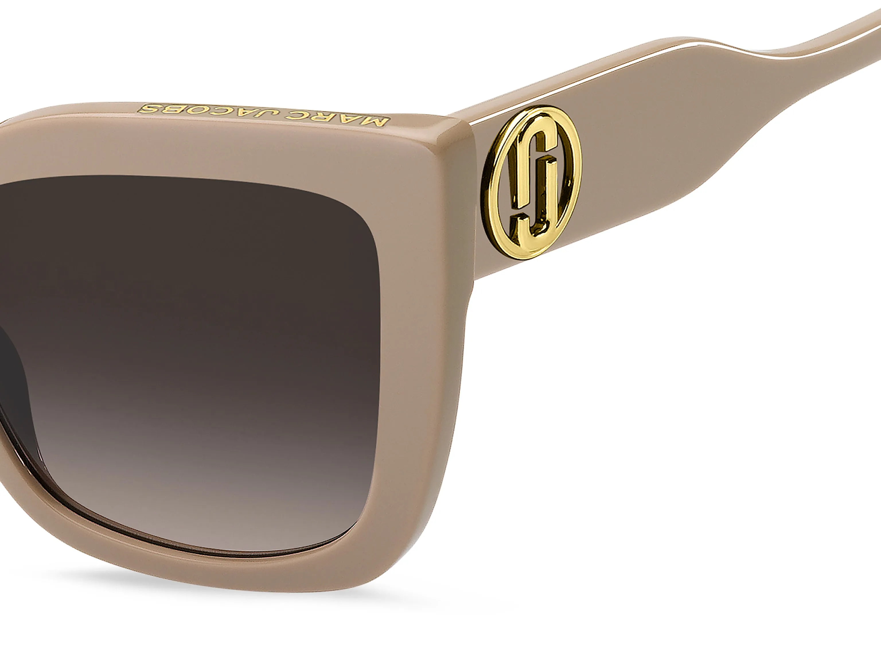 Marc Jacobs MARC 811/S 10A/HA Occhiali da sole Acetato Beige Marrone Squadrata Normale Sfumato - immagine 3