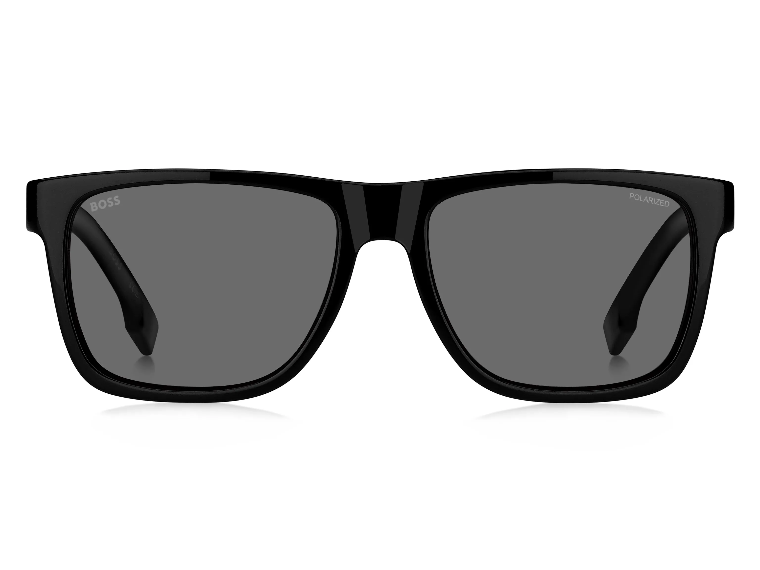 Hugo Boss BOSS 1759/G/S 807/M9 Occhiali da sole Acetato Nero Grigio Squadrata Polarizzata - immagine 2