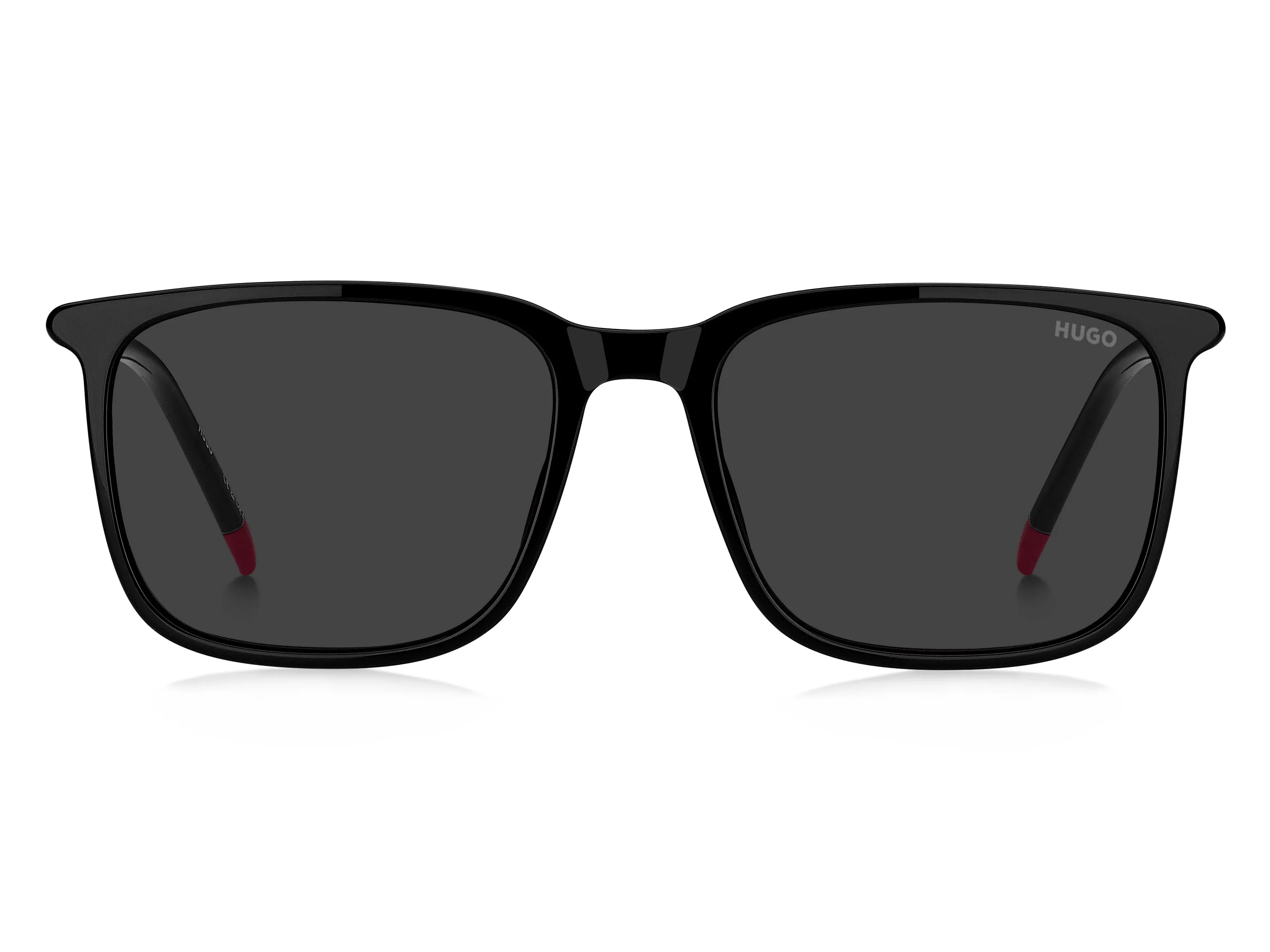Hugo Boss HG 1344/S 807/IR Occhiali da sole Acetato Nero Grigio Squadrata Normale - immagine 2