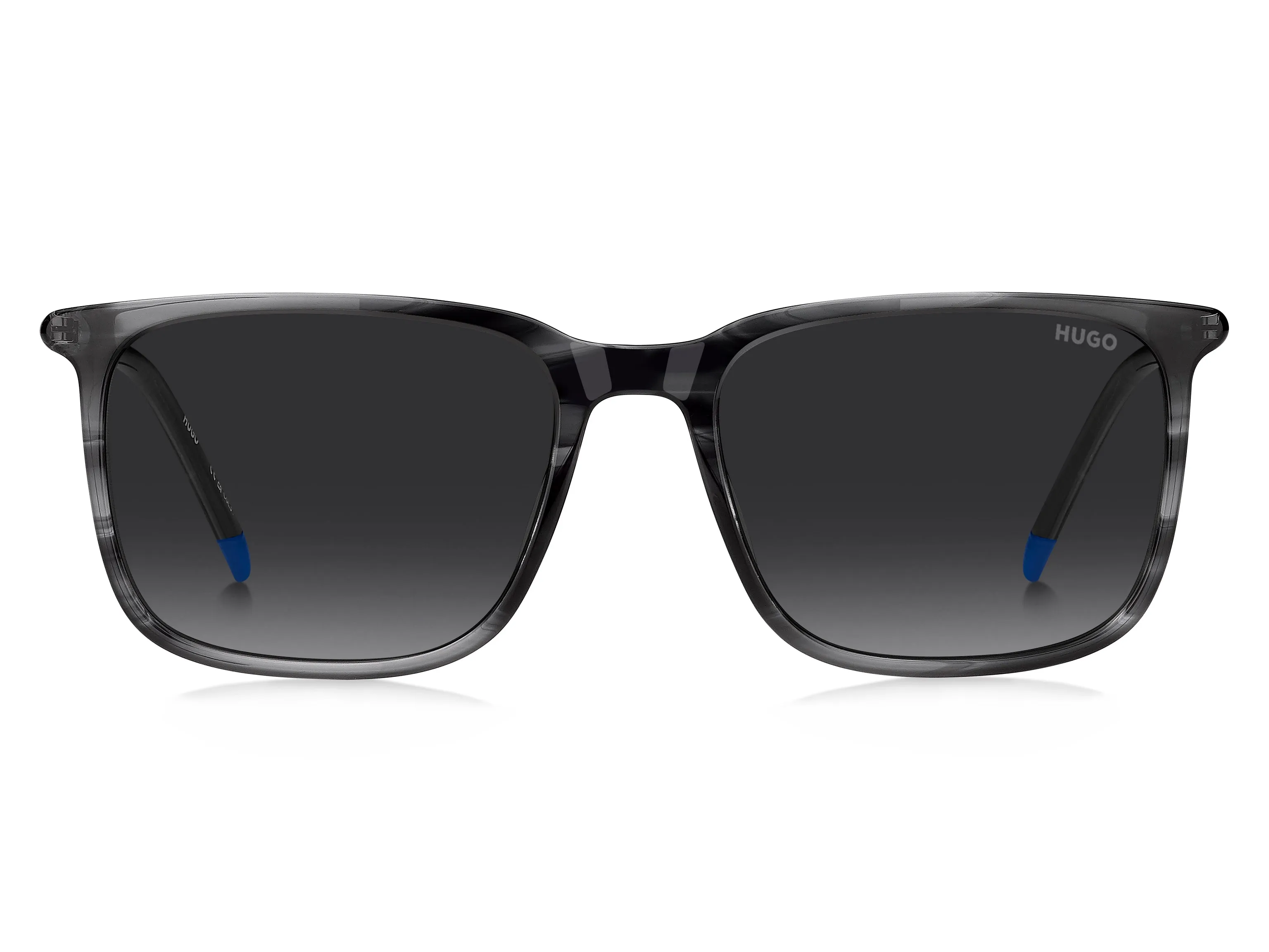 Hugo Boss HG 1344/S 2W8/9O Occhiali da sole Acetato Grigio Grigio Squadrata Normale Sfumato - immagine 2