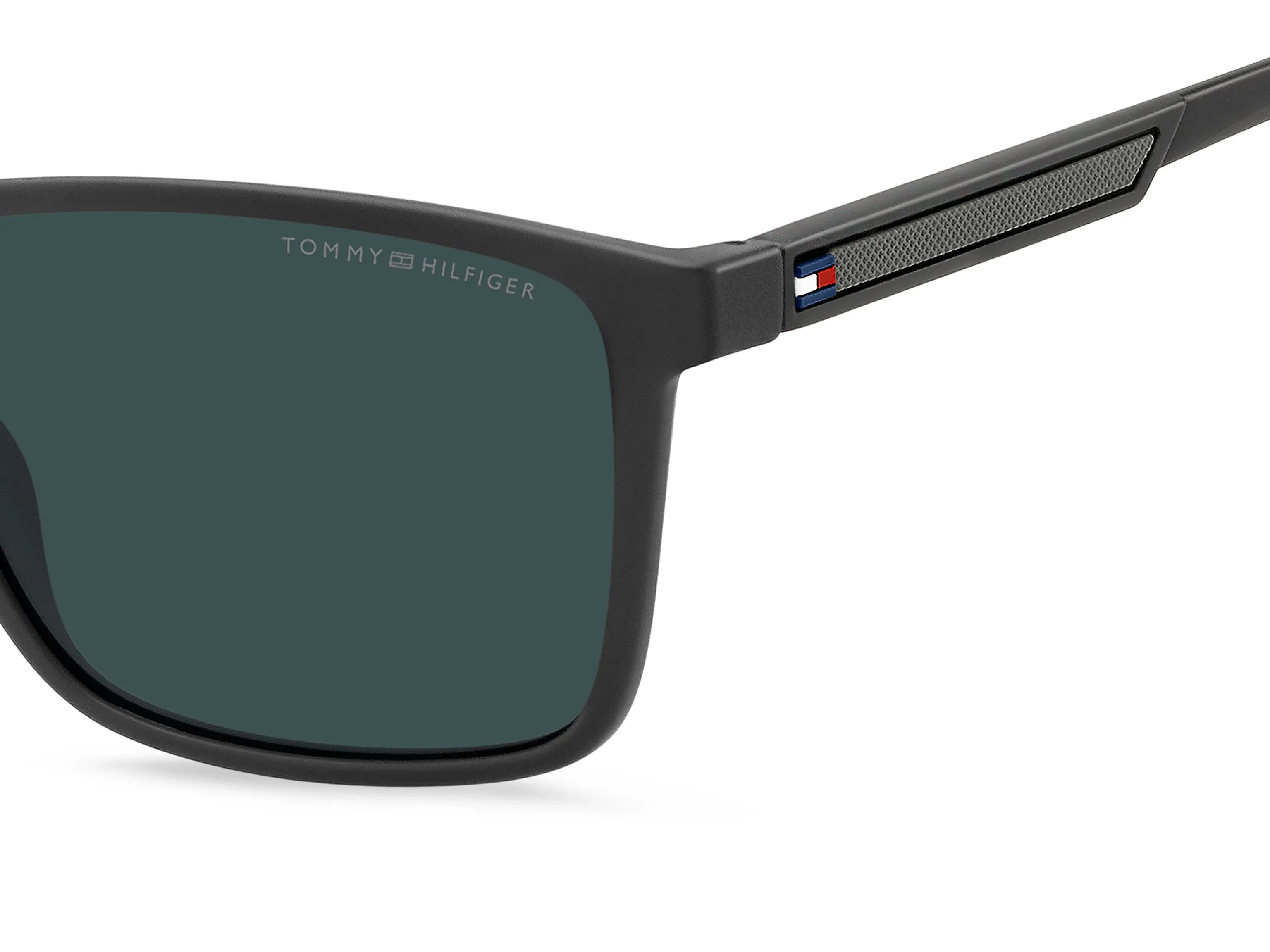 Tommy Hilfiger TH 2201/S KB7/KU Occhiali da sole Eco-poliammide Grigio Blu Squadrata Normale - immagine 3