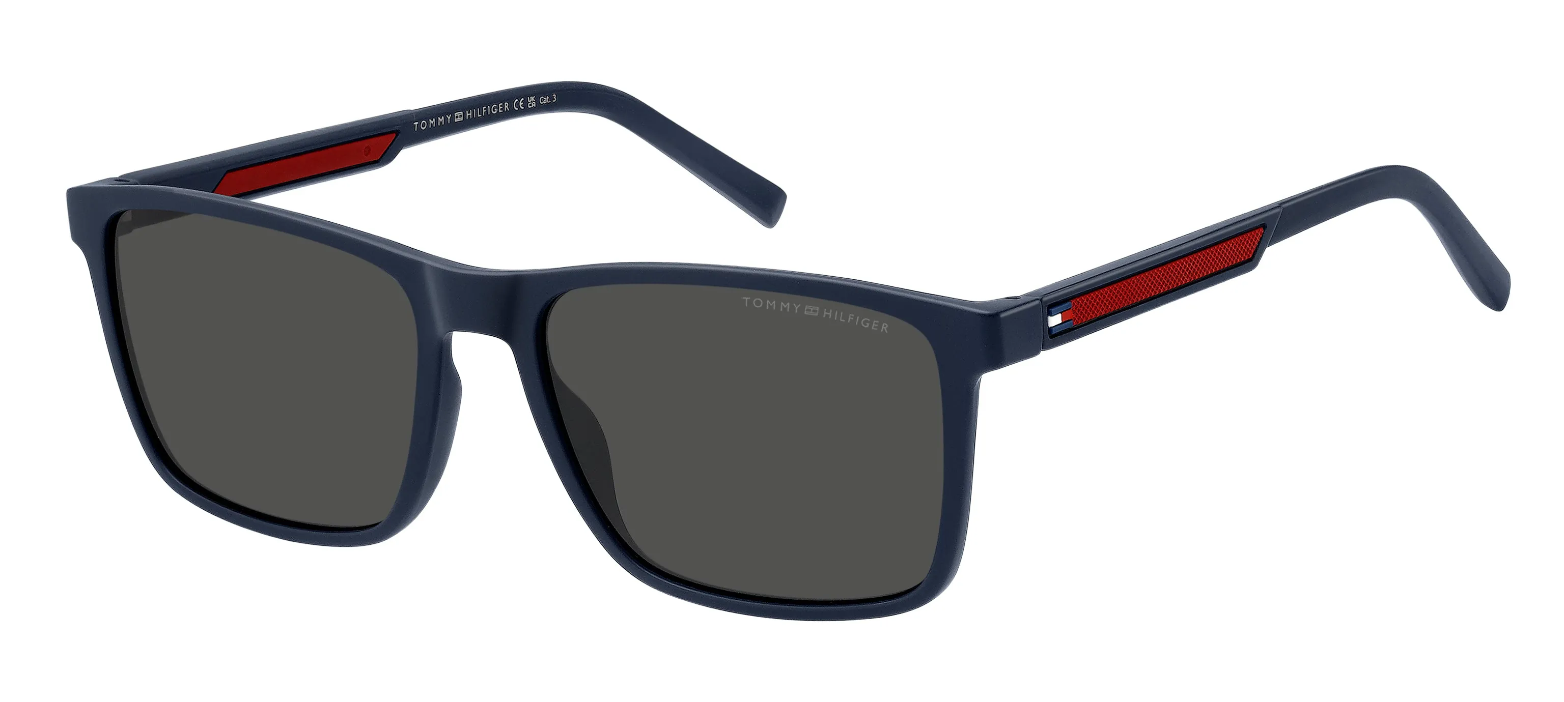 Tommy Hilfiger TH 2201/S 8RU/IR Occhiali da sole Eco-poliammide Blu Grigio Squadrata Normale - immagine 1