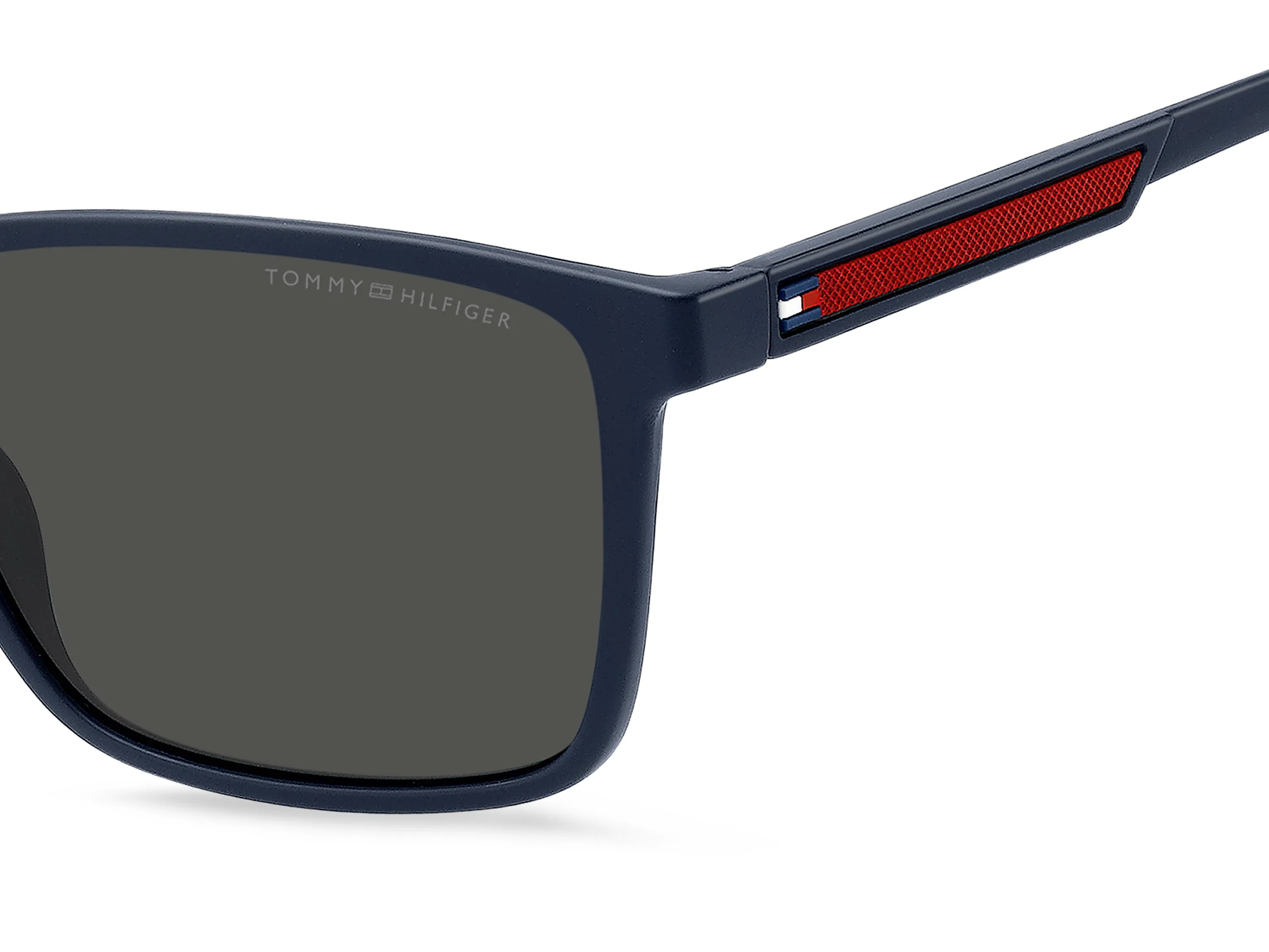 Tommy Hilfiger TH 2201/S 8RU/IR Occhiali da sole Eco-poliammide Blu Grigio Squadrata Normale - immagine 3