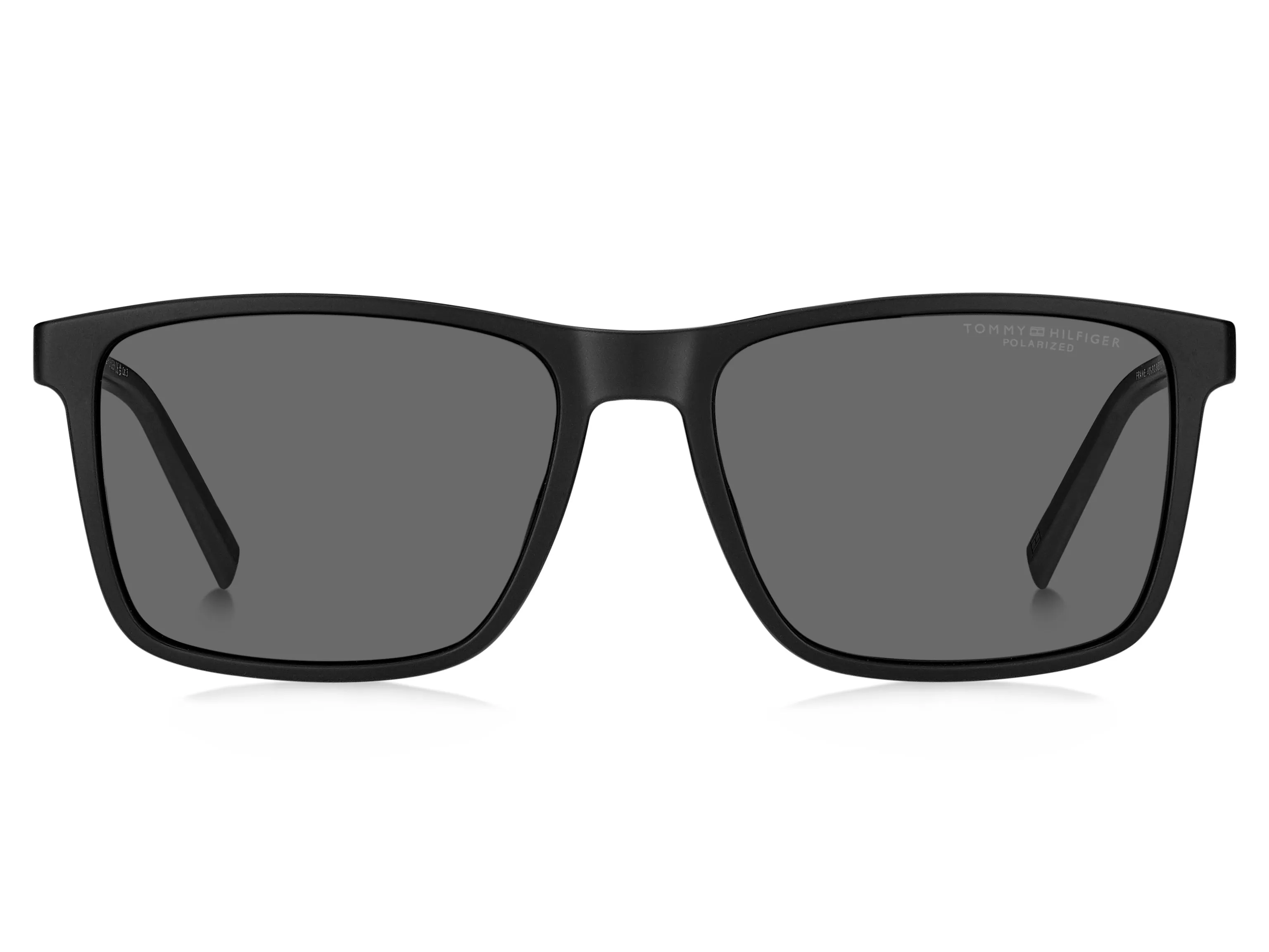 Tommy Hilfiger TH 2201/S 807/M9 Occhiali da sole Eco-poliammide Nero Grigio Squadrata Polarizzata - immagine 2