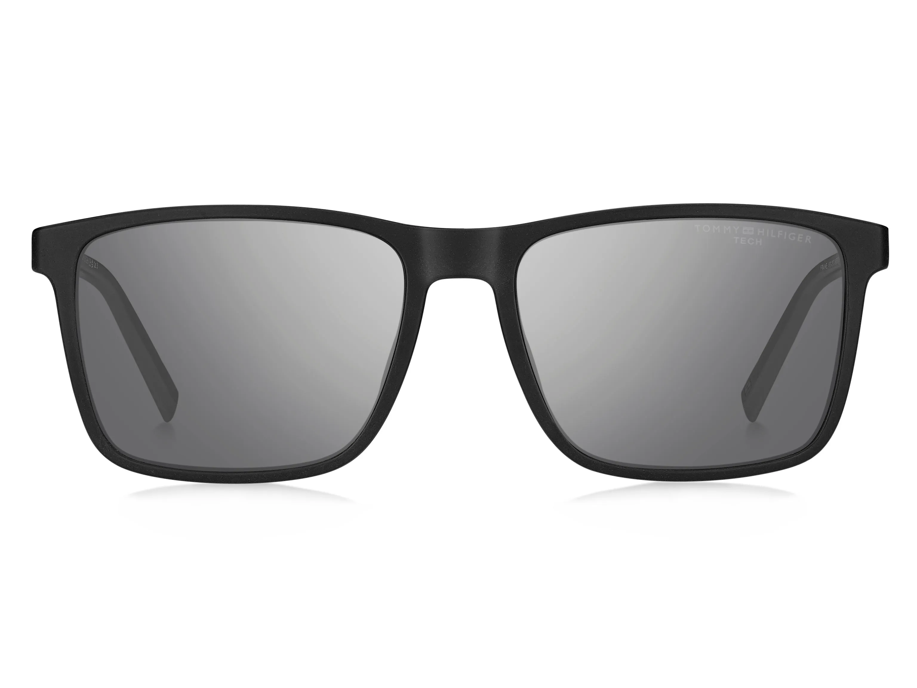 Tommy Hilfiger TH 2201/S 08A/TI Occhiali da sole Eco-poliammide Nero Squadrata Normale - immagine 2