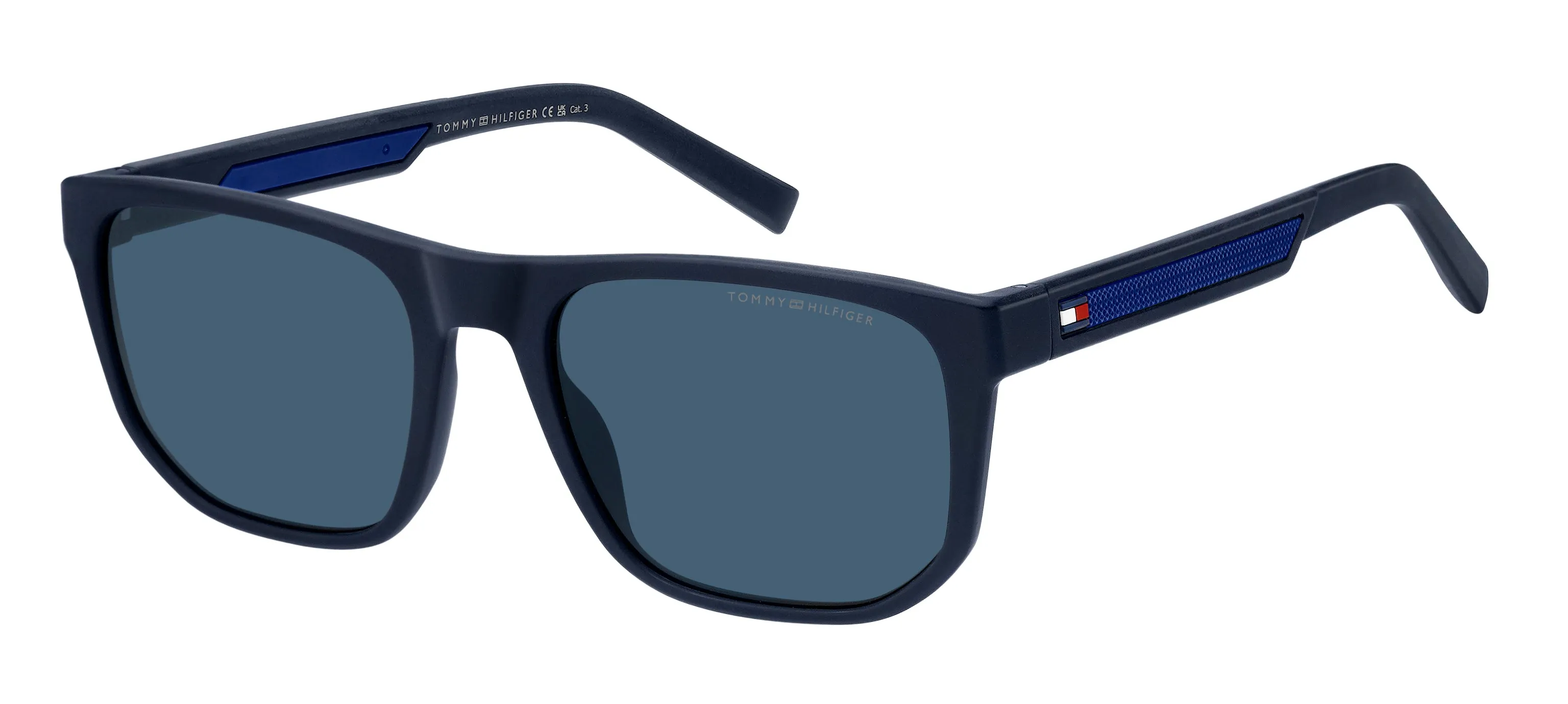 Tommy Hilfiger TH 2200/S PJP/KU Occhiali da sole Eco-poliammide Blu Blu Squadrata Normale - immagine 1