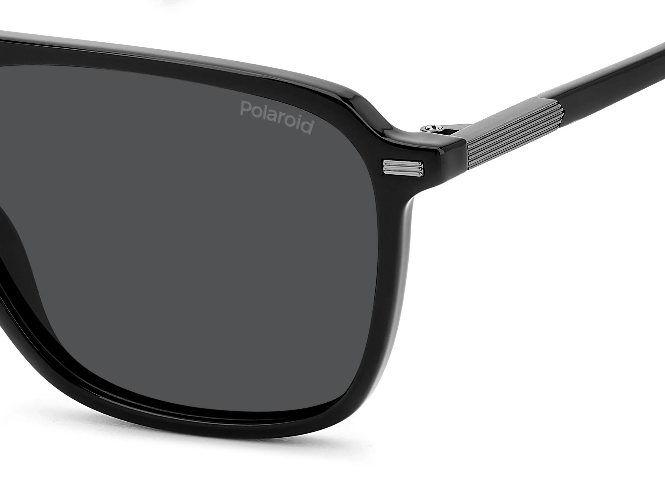 Polaroid PLD 4182/S/X 807/M9 Occhiali da sole Policarbonato Nero Grigio Squadrata Polarizzata - immagine 4