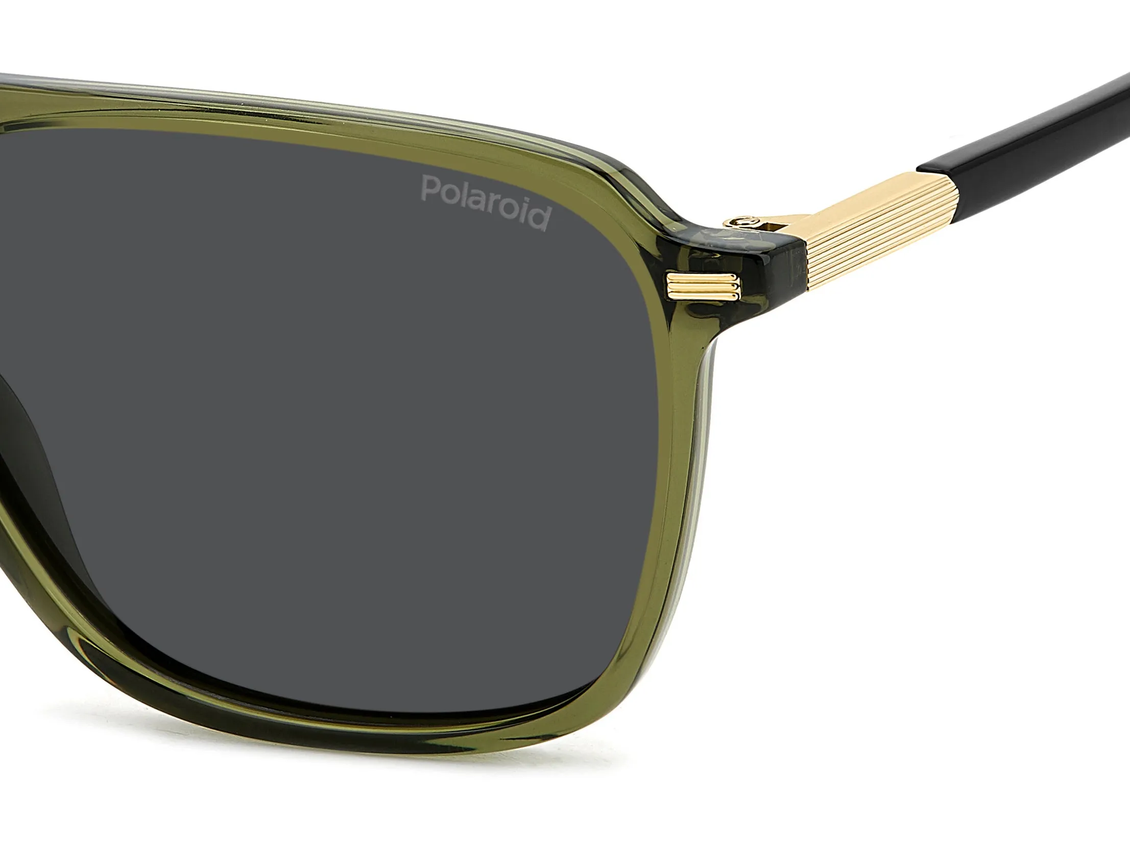 Polaroid PLD 4182/S/X 4C3/M9 Occhiali da sole Policarbonato Verde Grigio Squadrata Polarizzata - immagine 4